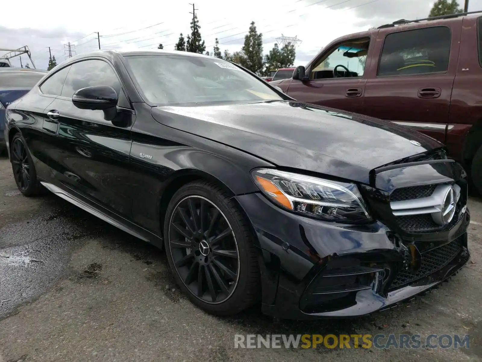 1 Photograph of a damaged car W1KWJ6EB2MG050065 MERCEDES-BENZ C CLASS 2021