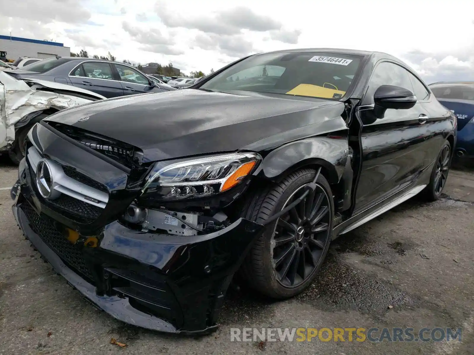 2 Photograph of a damaged car W1KWJ6EB2MG050065 MERCEDES-BENZ C CLASS 2021