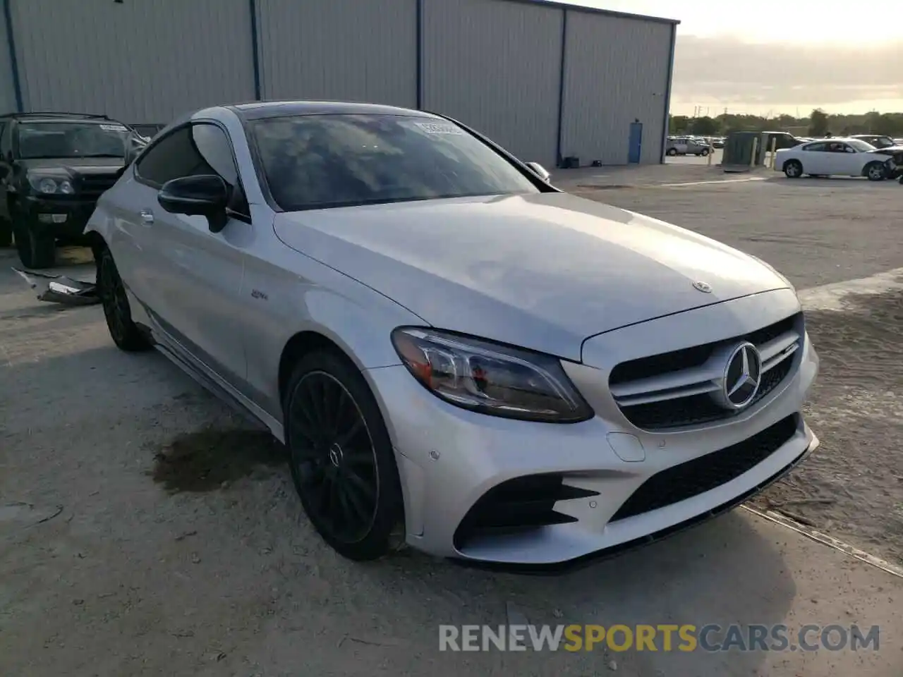 1 Photograph of a damaged car W1KWJ6EB3MG096309 MERCEDES-BENZ C-CLASS 2021