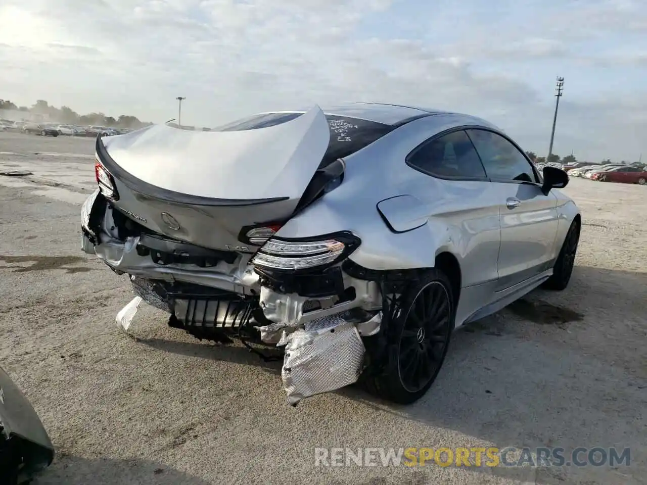 4 Photograph of a damaged car W1KWJ6EB3MG096309 MERCEDES-BENZ C-CLASS 2021