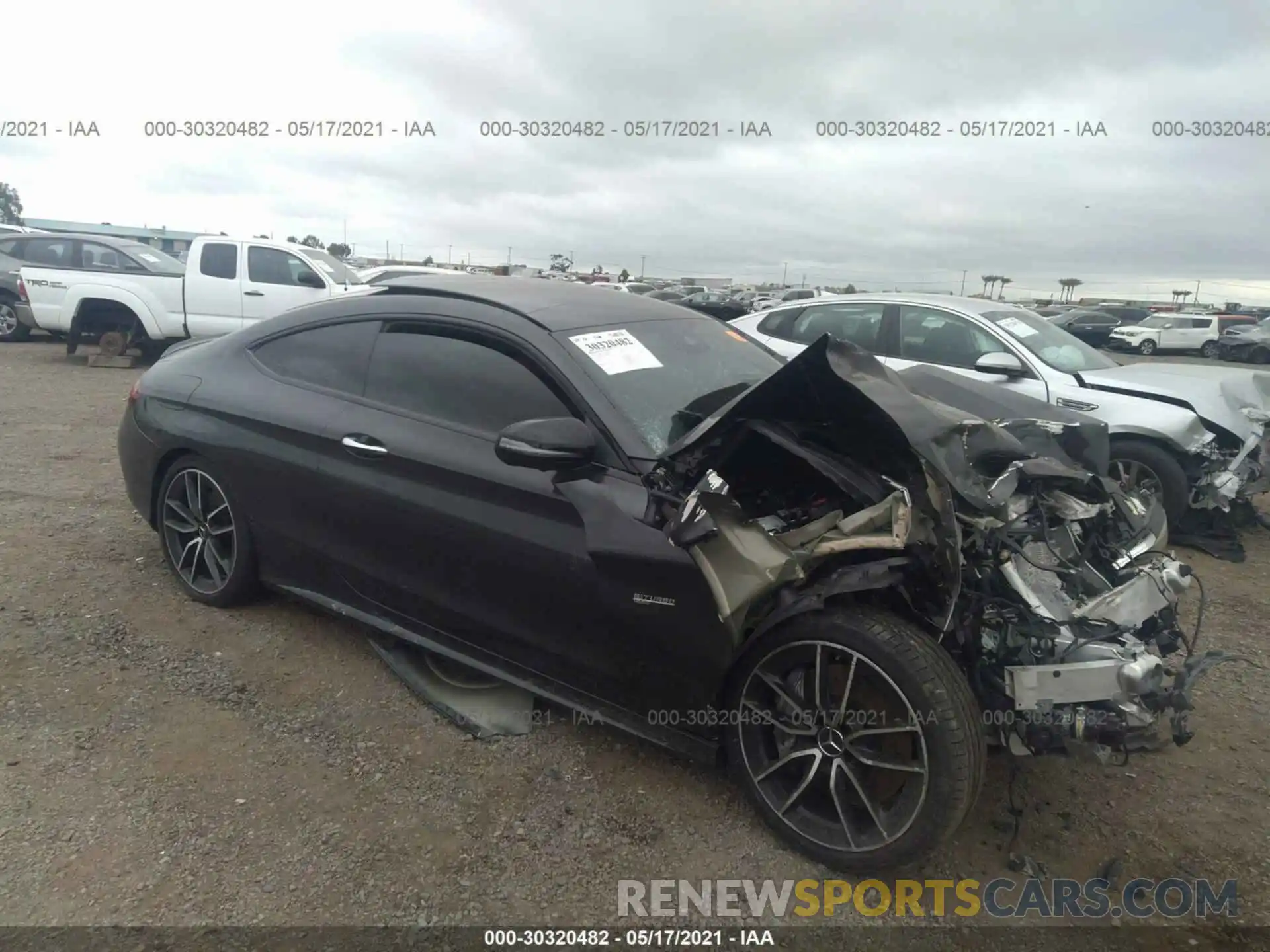 1 Photograph of a damaged car W1KWJ6EB5MG059715 MERCEDES-BENZ C-CLASS 2021