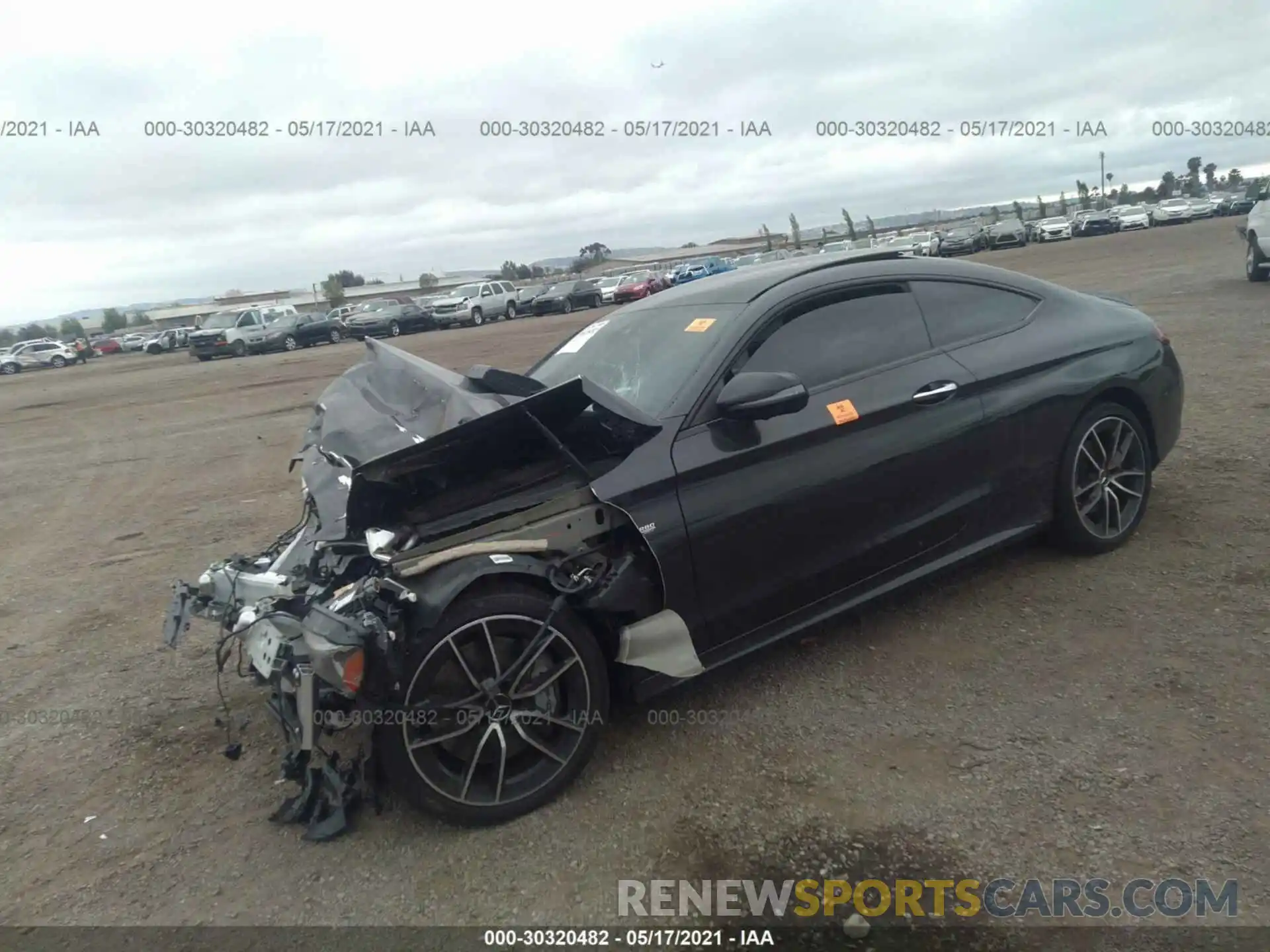 2 Photograph of a damaged car W1KWJ6EB5MG059715 MERCEDES-BENZ C-CLASS 2021