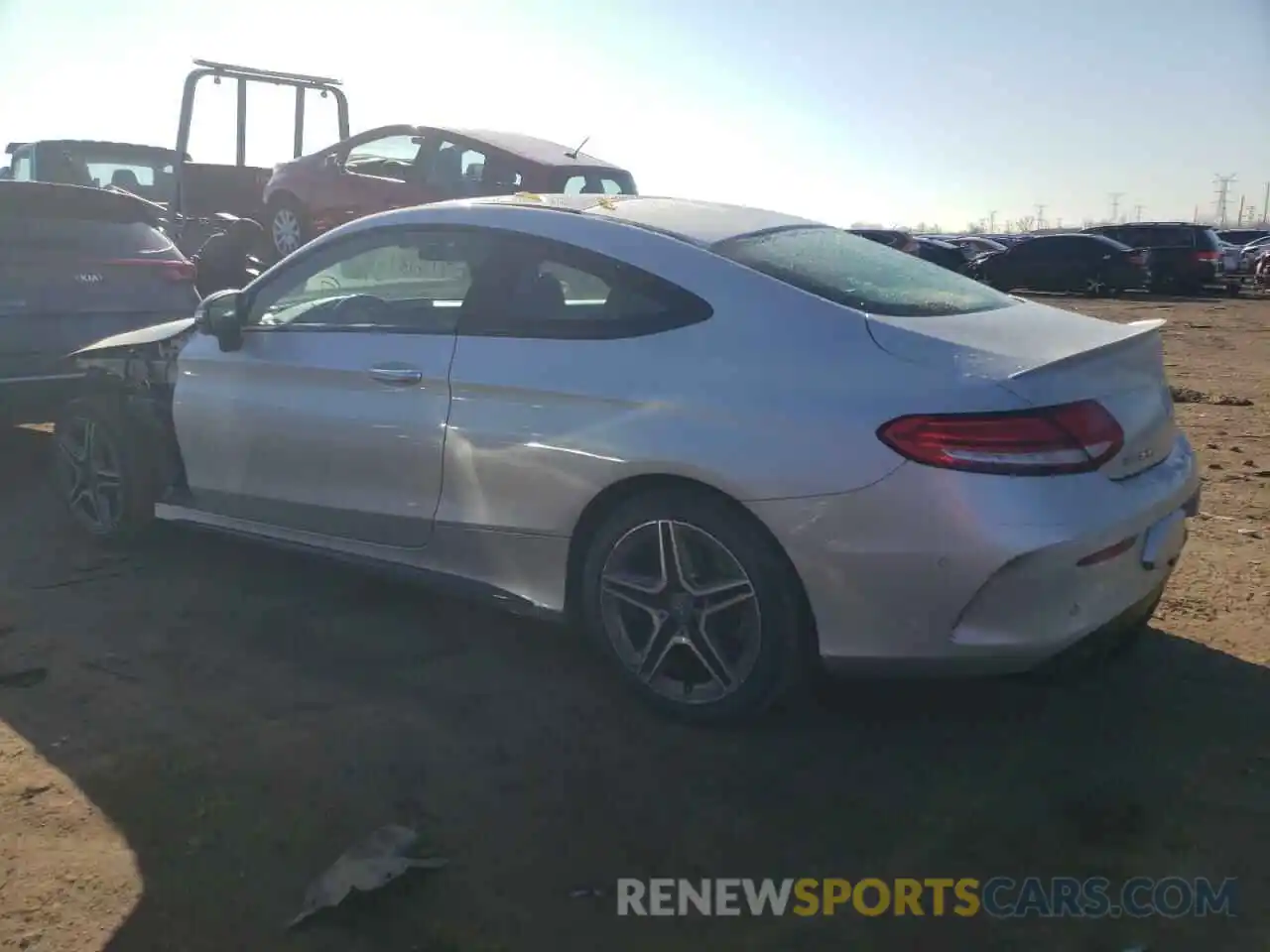 2 Photograph of a damaged car W1KWJ6EB7MG095082 MERCEDES-BENZ C-CLASS 2021