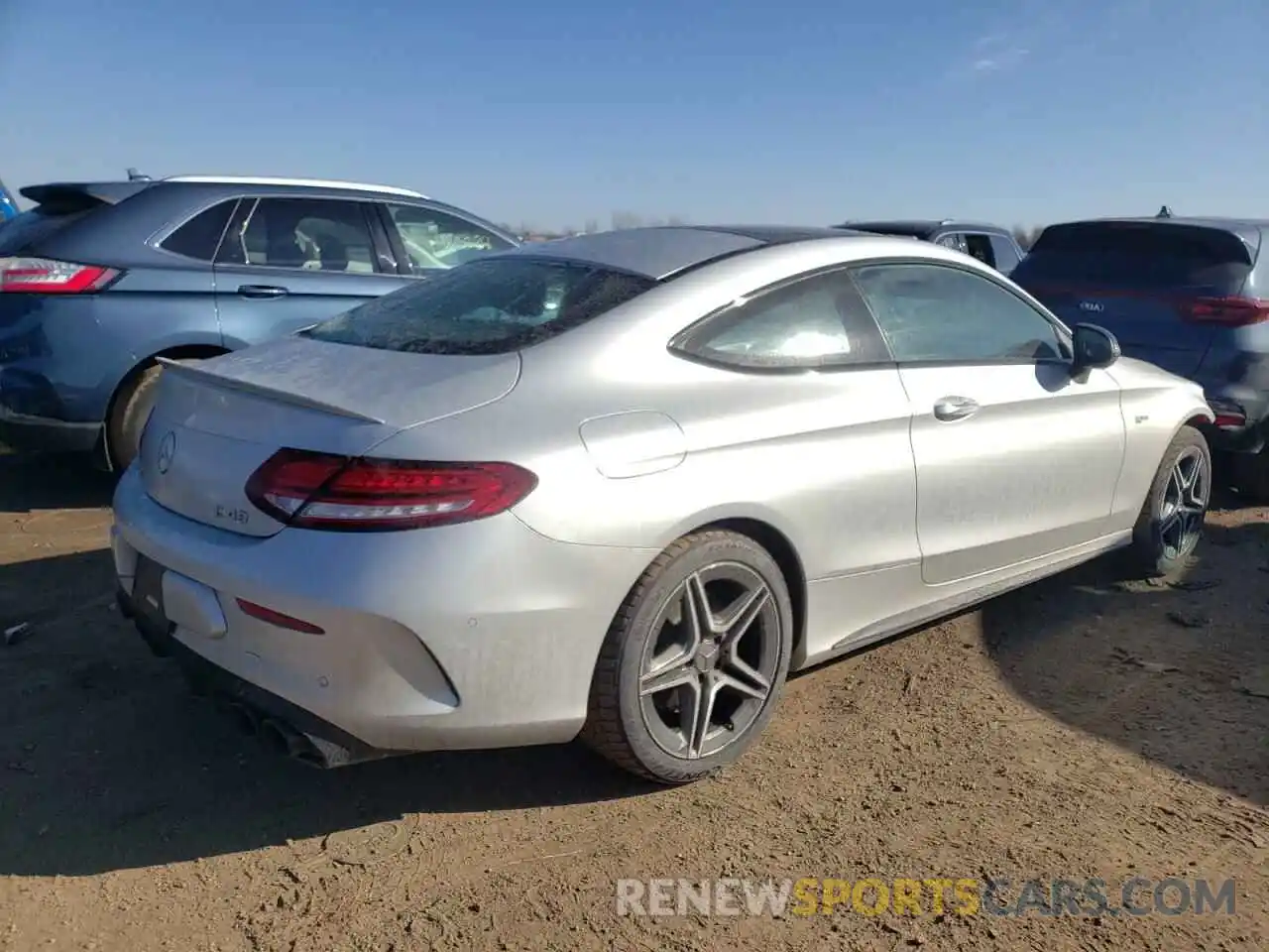 3 Photograph of a damaged car W1KWJ6EB7MG095082 MERCEDES-BENZ C-CLASS 2021