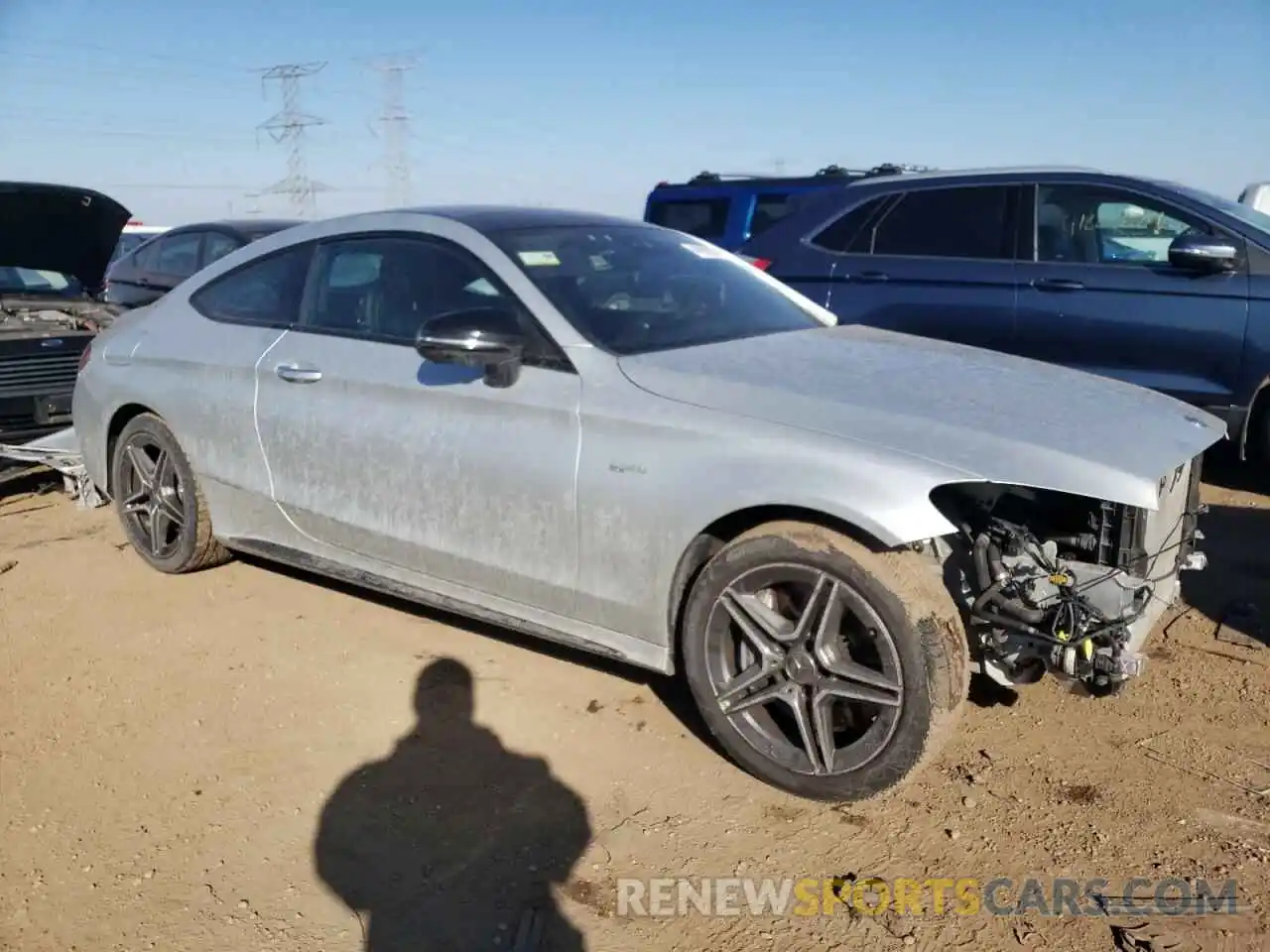 4 Photograph of a damaged car W1KWJ6EB7MG095082 MERCEDES-BENZ C-CLASS 2021