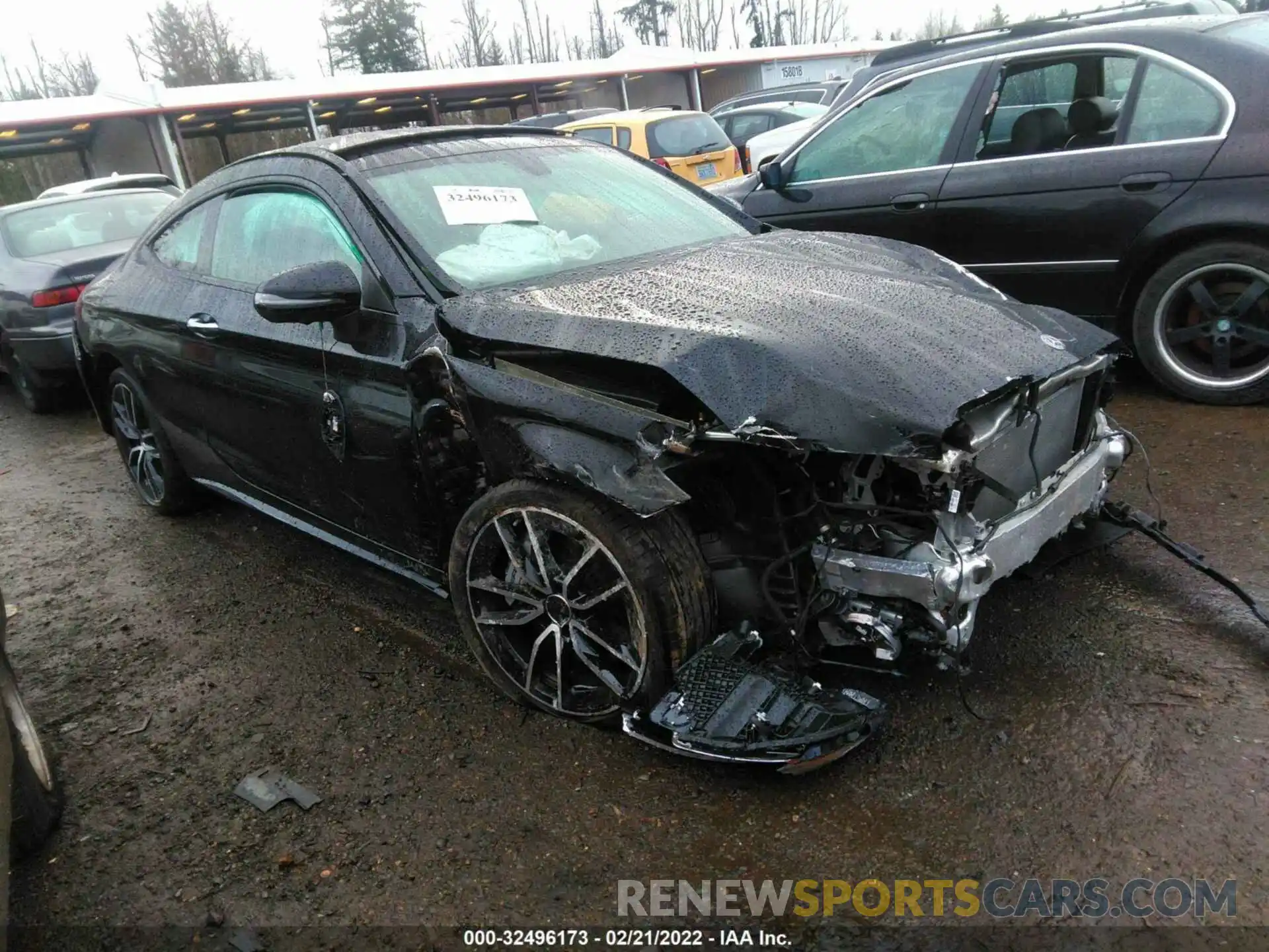 1 Photograph of a damaged car W1KWJ6EB9MG094497 MERCEDES-BENZ C-CLASS 2021