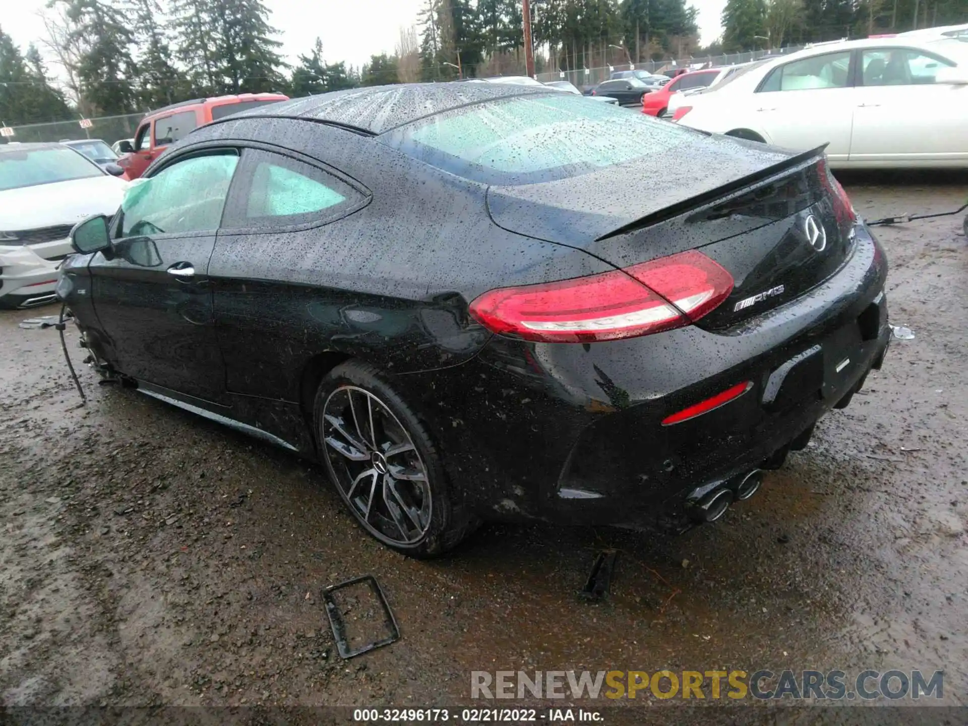 3 Photograph of a damaged car W1KWJ6EB9MG094497 MERCEDES-BENZ C-CLASS 2021