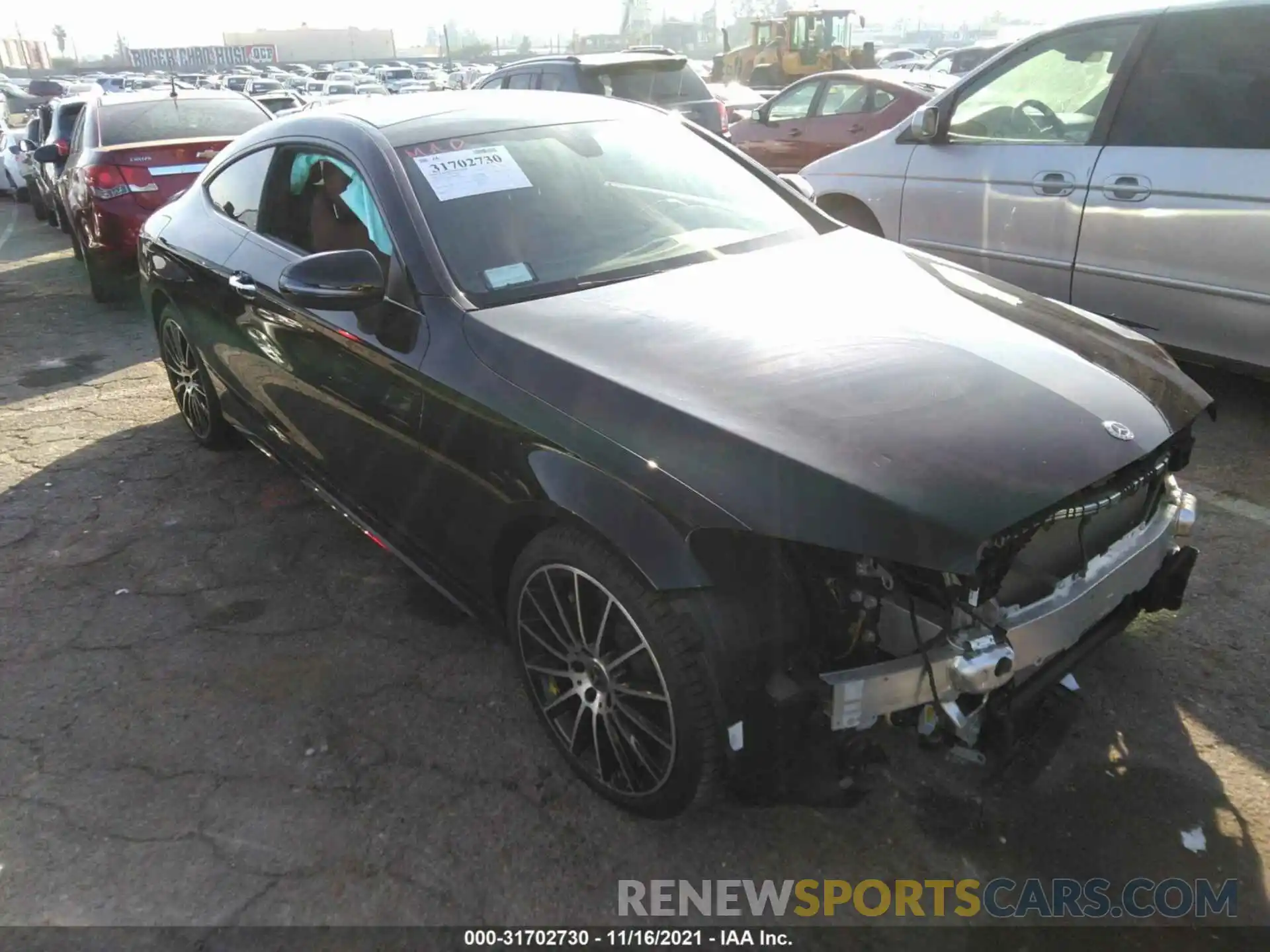 1 Photograph of a damaged car W1KWJ8DB0MG065676 MERCEDES-BENZ C-CLASS 2021