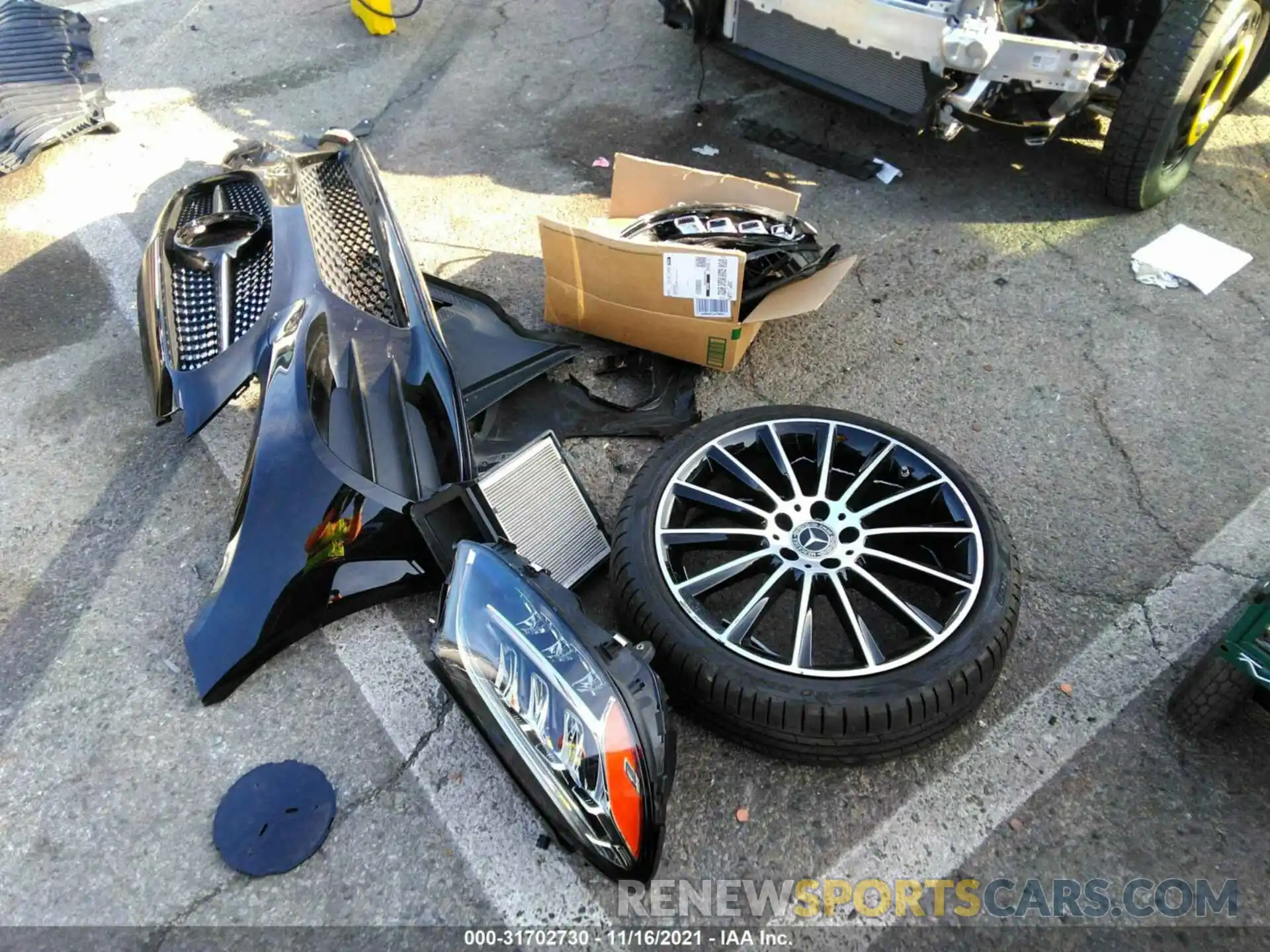 12 Photograph of a damaged car W1KWJ8DB0MG065676 MERCEDES-BENZ C-CLASS 2021