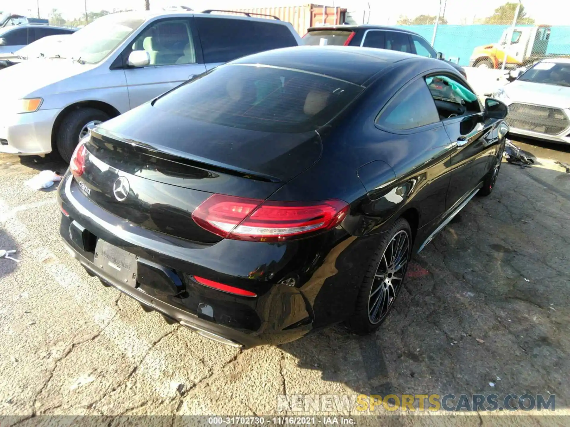 4 Photograph of a damaged car W1KWJ8DB0MG065676 MERCEDES-BENZ C-CLASS 2021