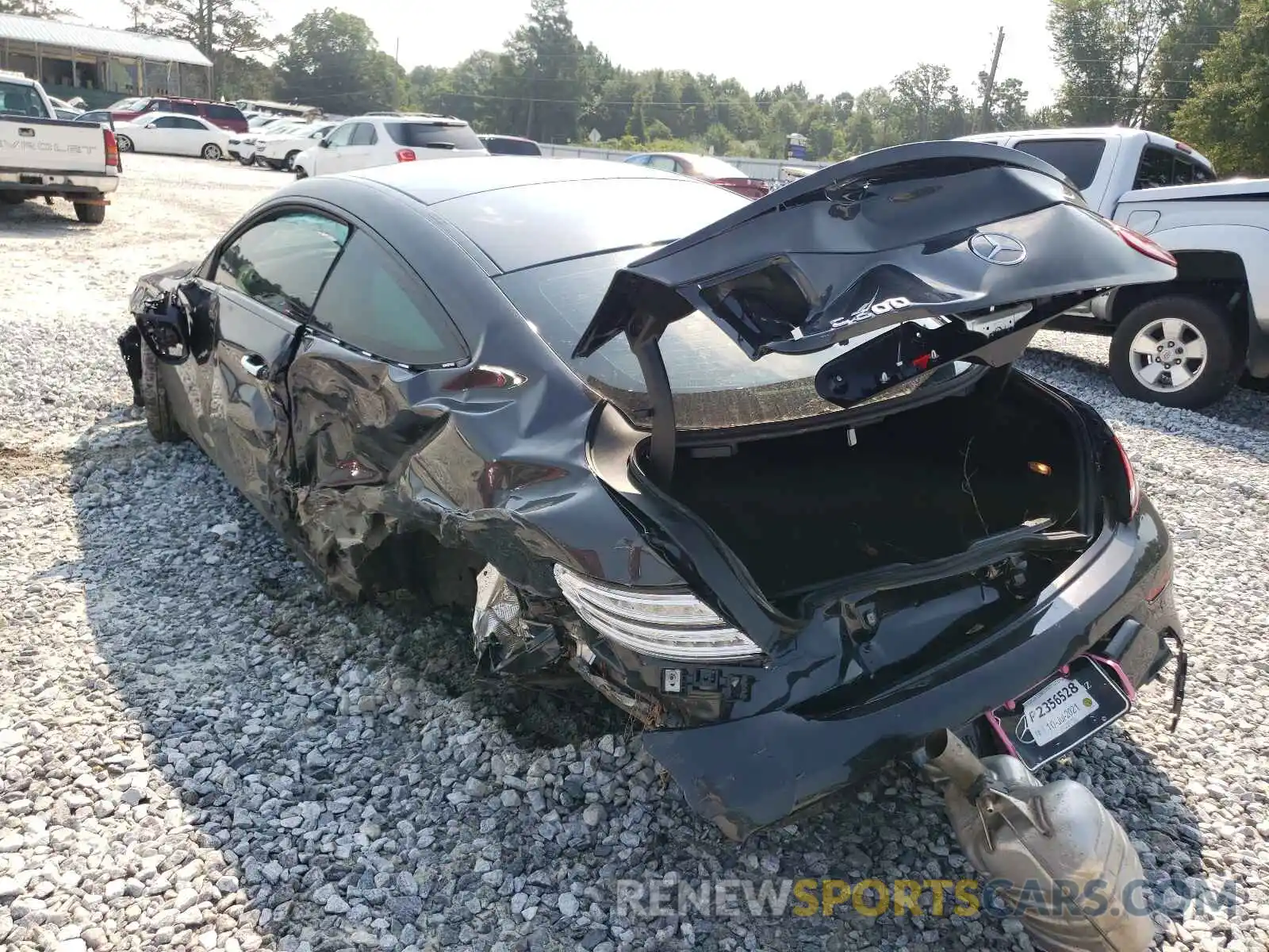 3 Photograph of a damaged car W1KWJ8DB0MG095955 MERCEDES-BENZ C-CLASS 2021