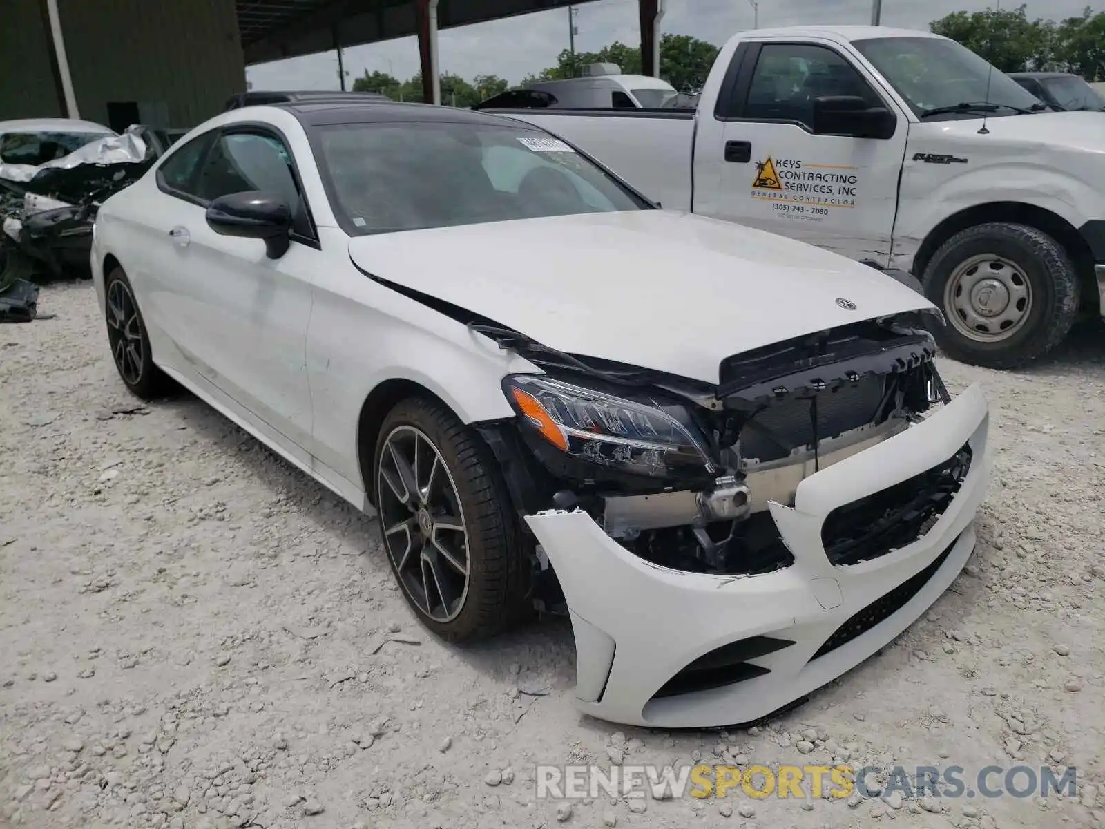 1 Photograph of a damaged car W1KWJ8DB1MG066612 MERCEDES-BENZ C-CLASS 2021