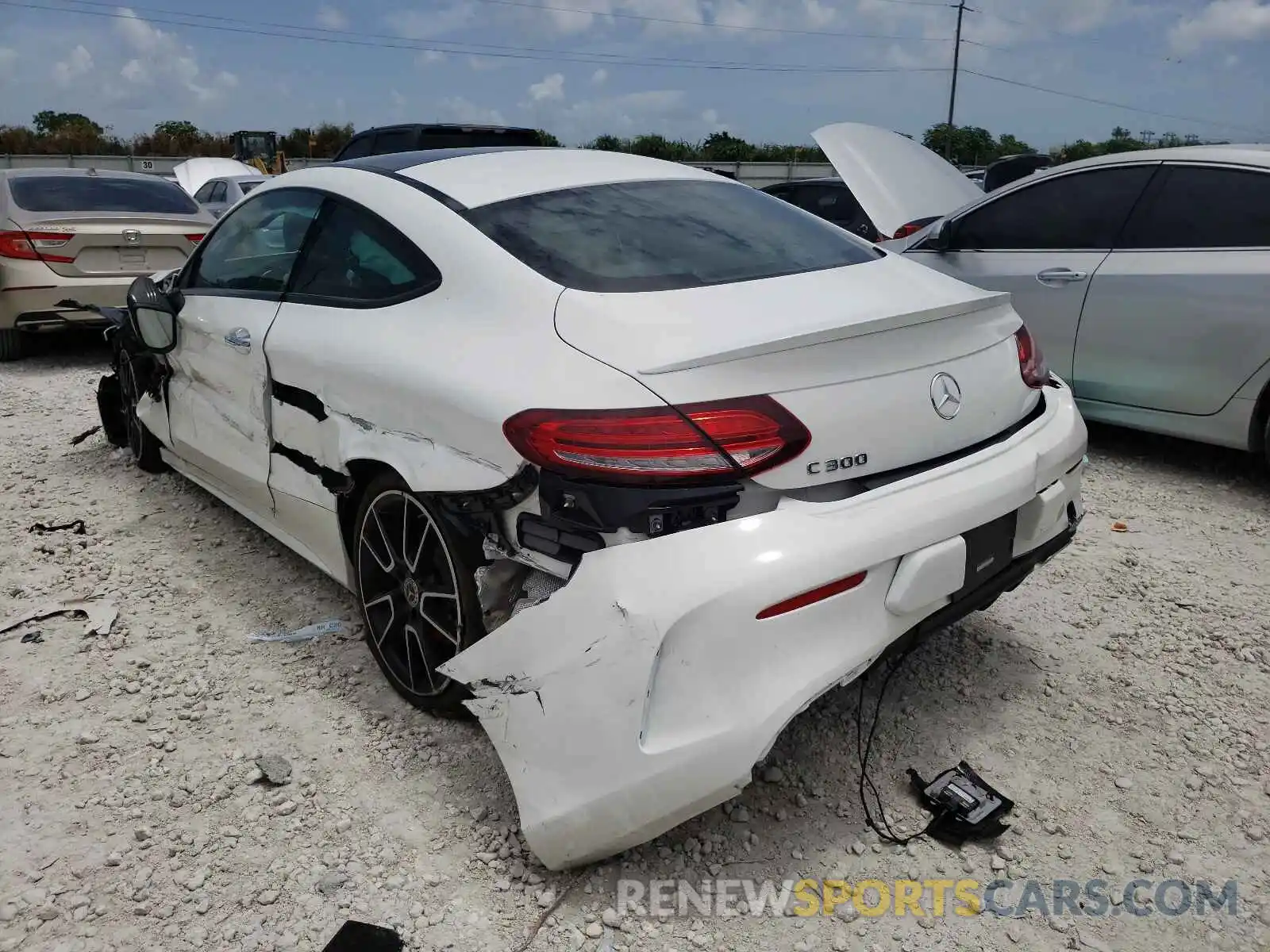 3 Photograph of a damaged car W1KWJ8DB1MG066612 MERCEDES-BENZ C-CLASS 2021