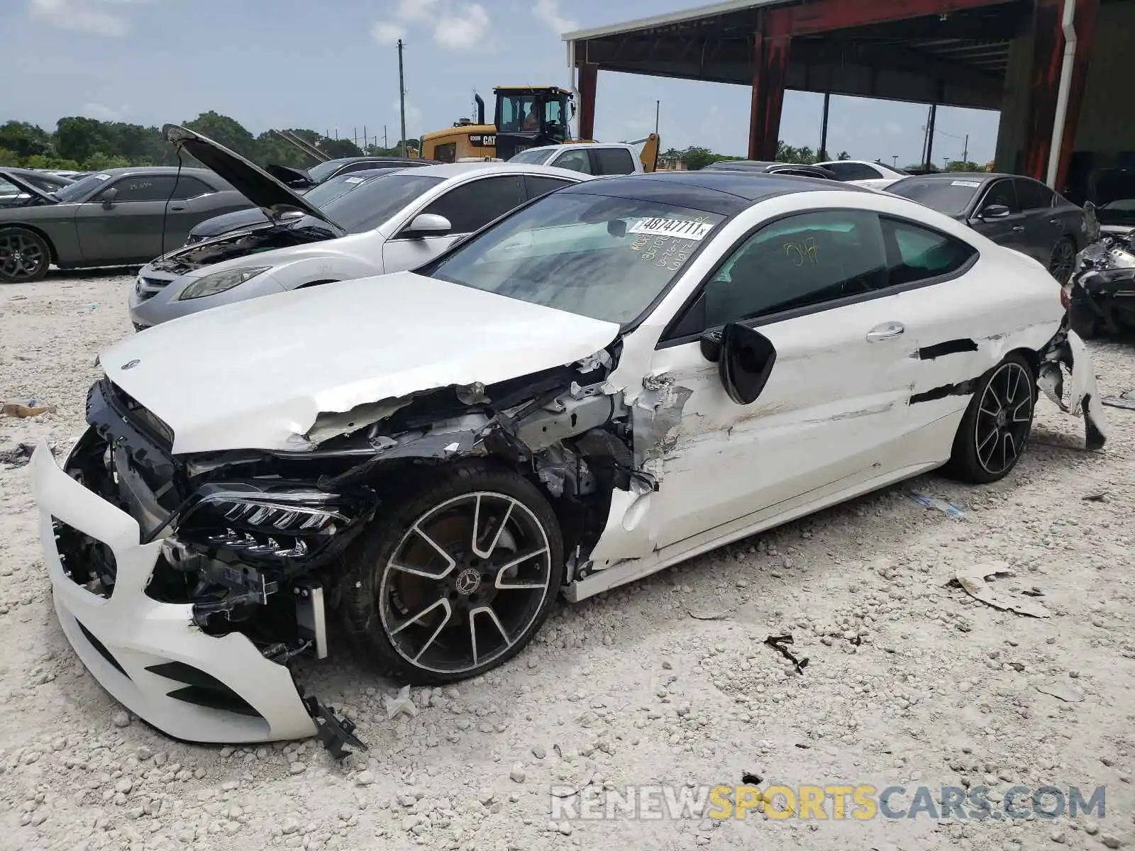 9 Photograph of a damaged car W1KWJ8DB1MG066612 MERCEDES-BENZ C-CLASS 2021