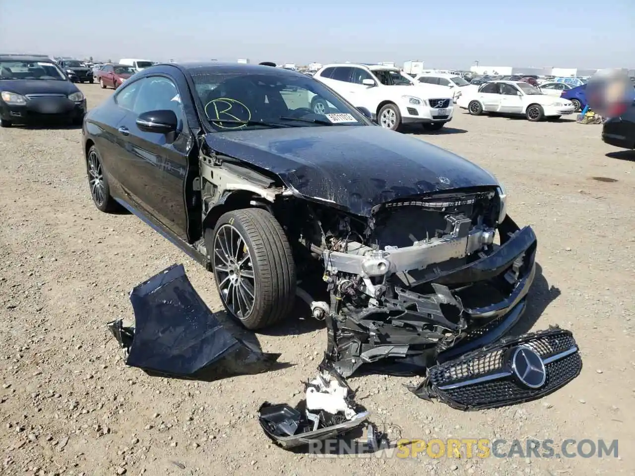 1 Photograph of a damaged car W1KWJ8DB1MG069381 MERCEDES-BENZ C-CLASS 2021