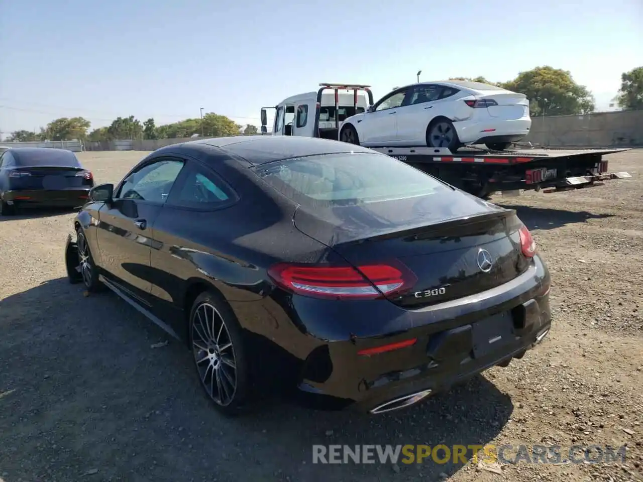 3 Photograph of a damaged car W1KWJ8DB1MG069381 MERCEDES-BENZ C-CLASS 2021