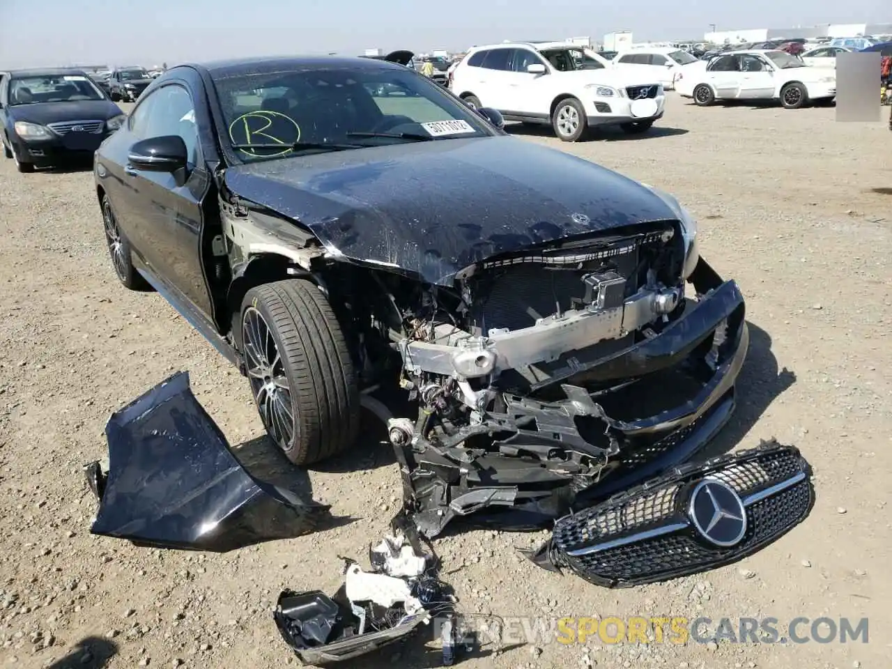 9 Photograph of a damaged car W1KWJ8DB1MG069381 MERCEDES-BENZ C-CLASS 2021