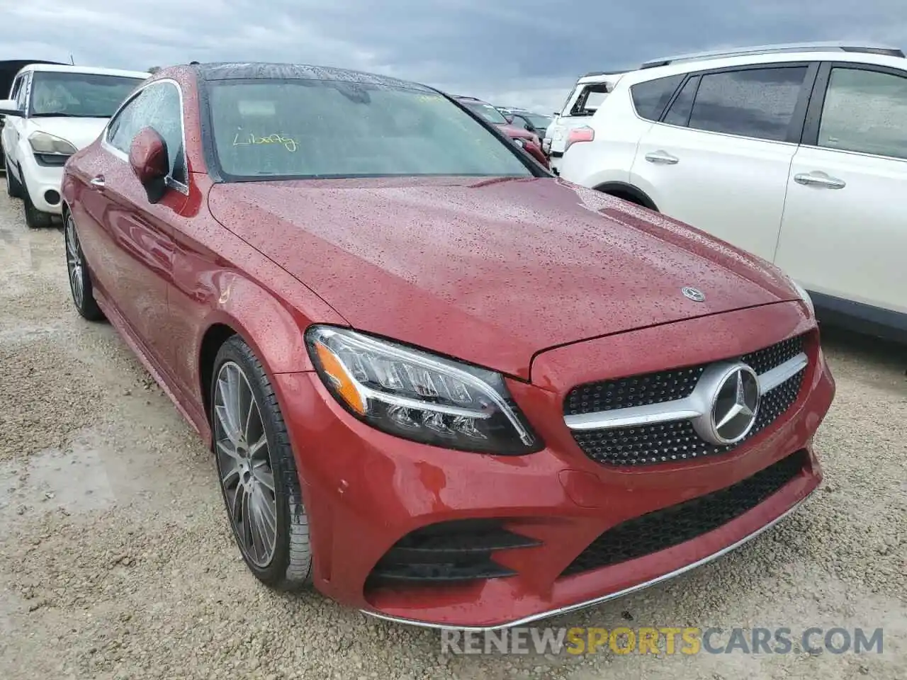 1 Photograph of a damaged car W1KWJ8DB1MG070286 MERCEDES-BENZ C-CLASS 2021