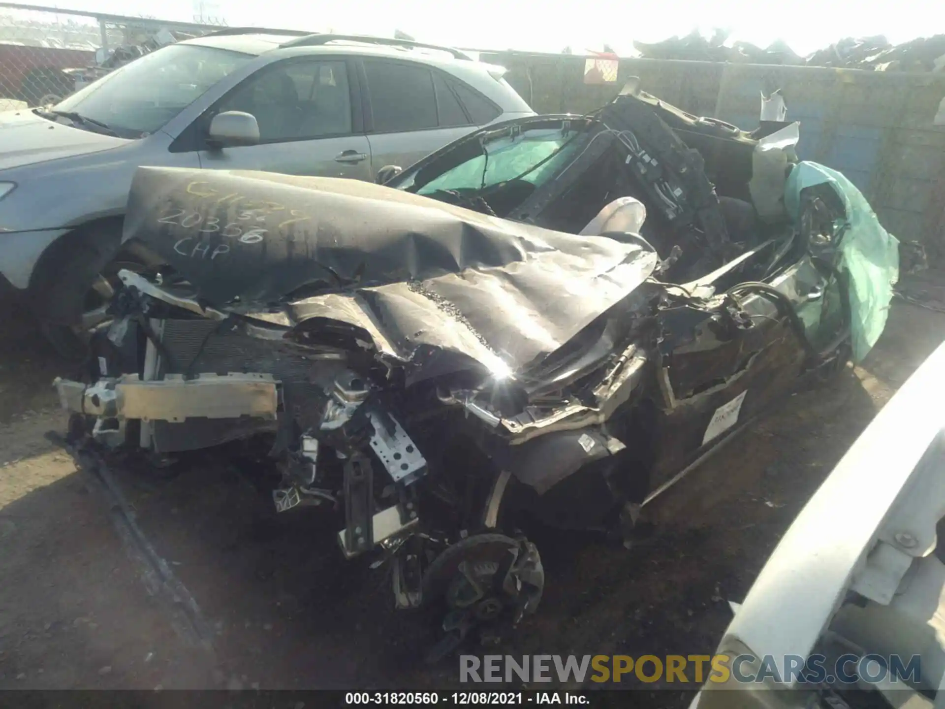 2 Photograph of a damaged car W1KWJ8DB1MG096161 MERCEDES-BENZ C-CLASS 2021