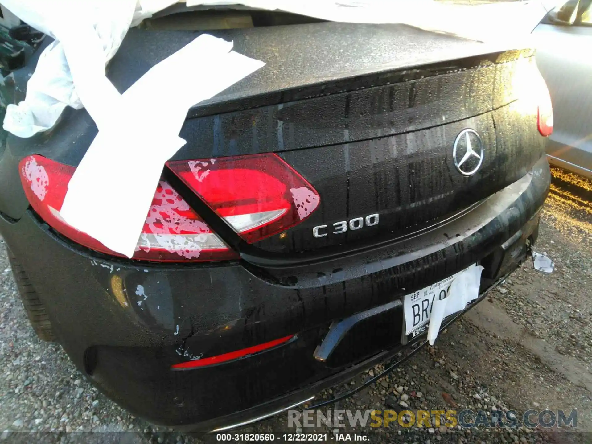 3 Photograph of a damaged car W1KWJ8DB1MG096161 MERCEDES-BENZ C-CLASS 2021