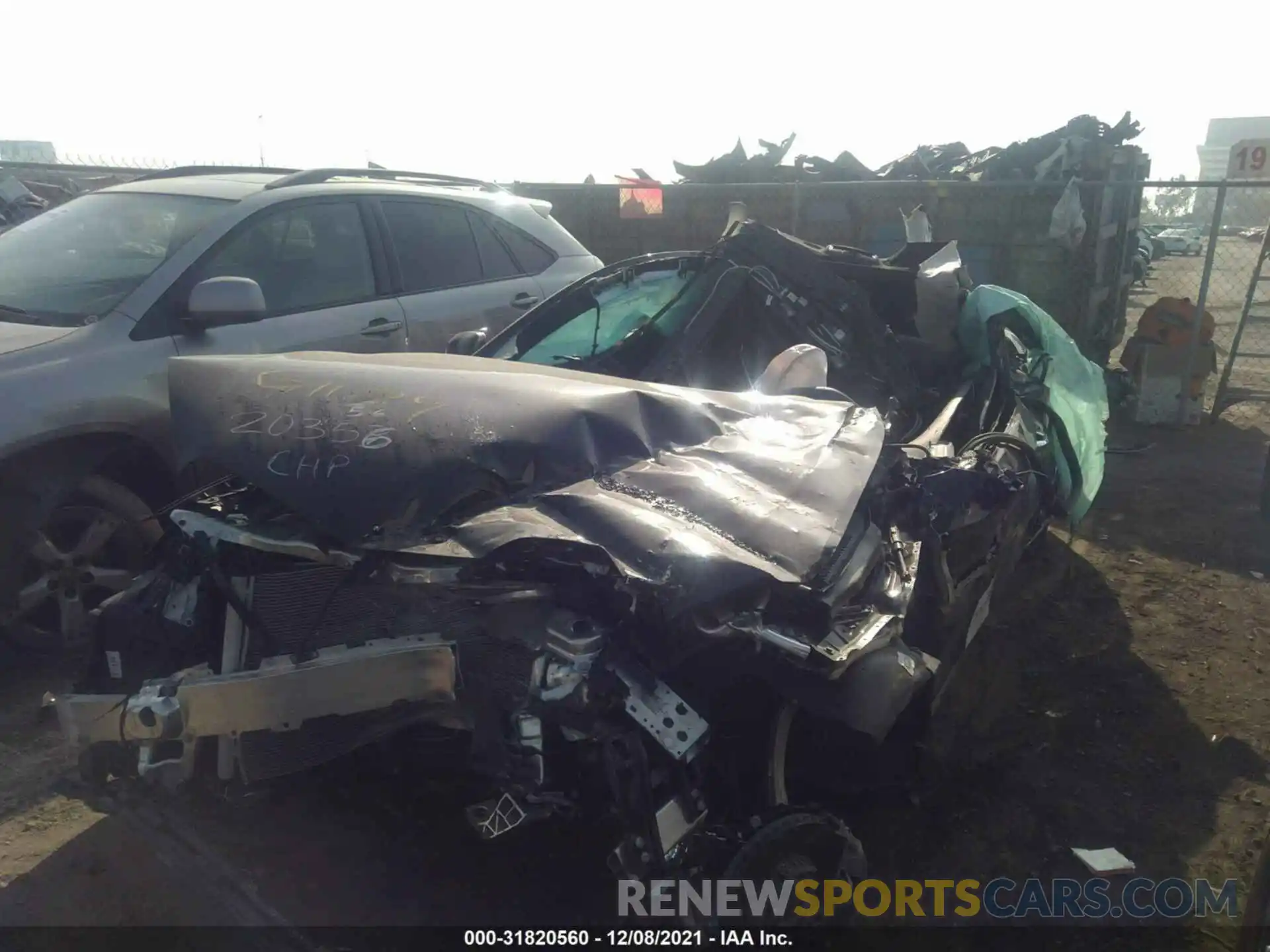 6 Photograph of a damaged car W1KWJ8DB1MG096161 MERCEDES-BENZ C-CLASS 2021