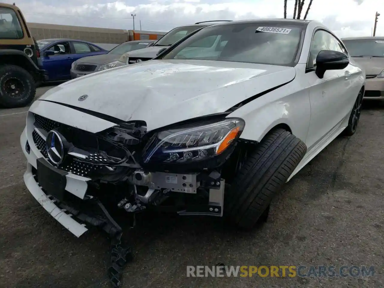 2 Photograph of a damaged car W1KWJ8DB2MG062990 MERCEDES-BENZ C CLASS 2021