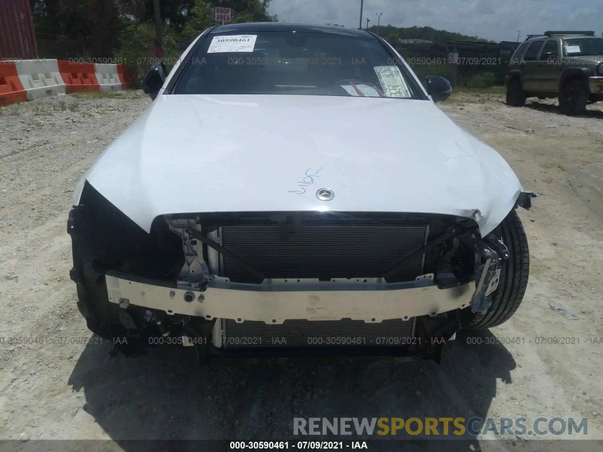 6 Photograph of a damaged car W1KWJ8DB2MG095942 MERCEDES-BENZ C-CLASS 2021