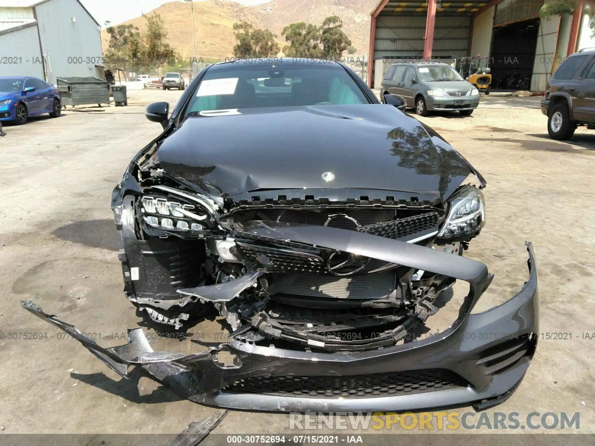 6 Photograph of a damaged car W1KWJ8DB3MG068572 MERCEDES-BENZ C-CLASS 2021