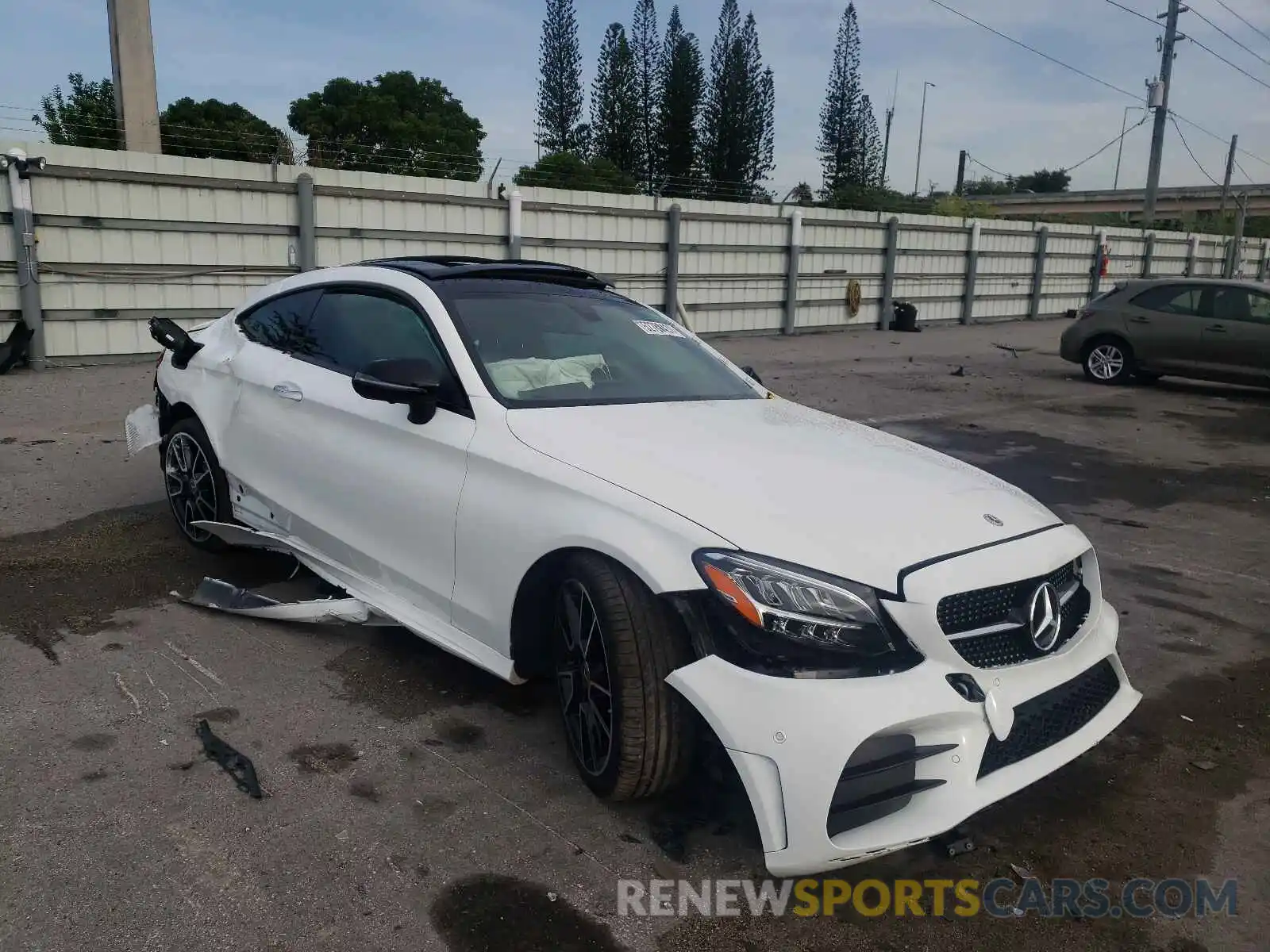 1 Photograph of a damaged car W1KWJ8DB3MG096369 MERCEDES-BENZ C-CLASS 2021