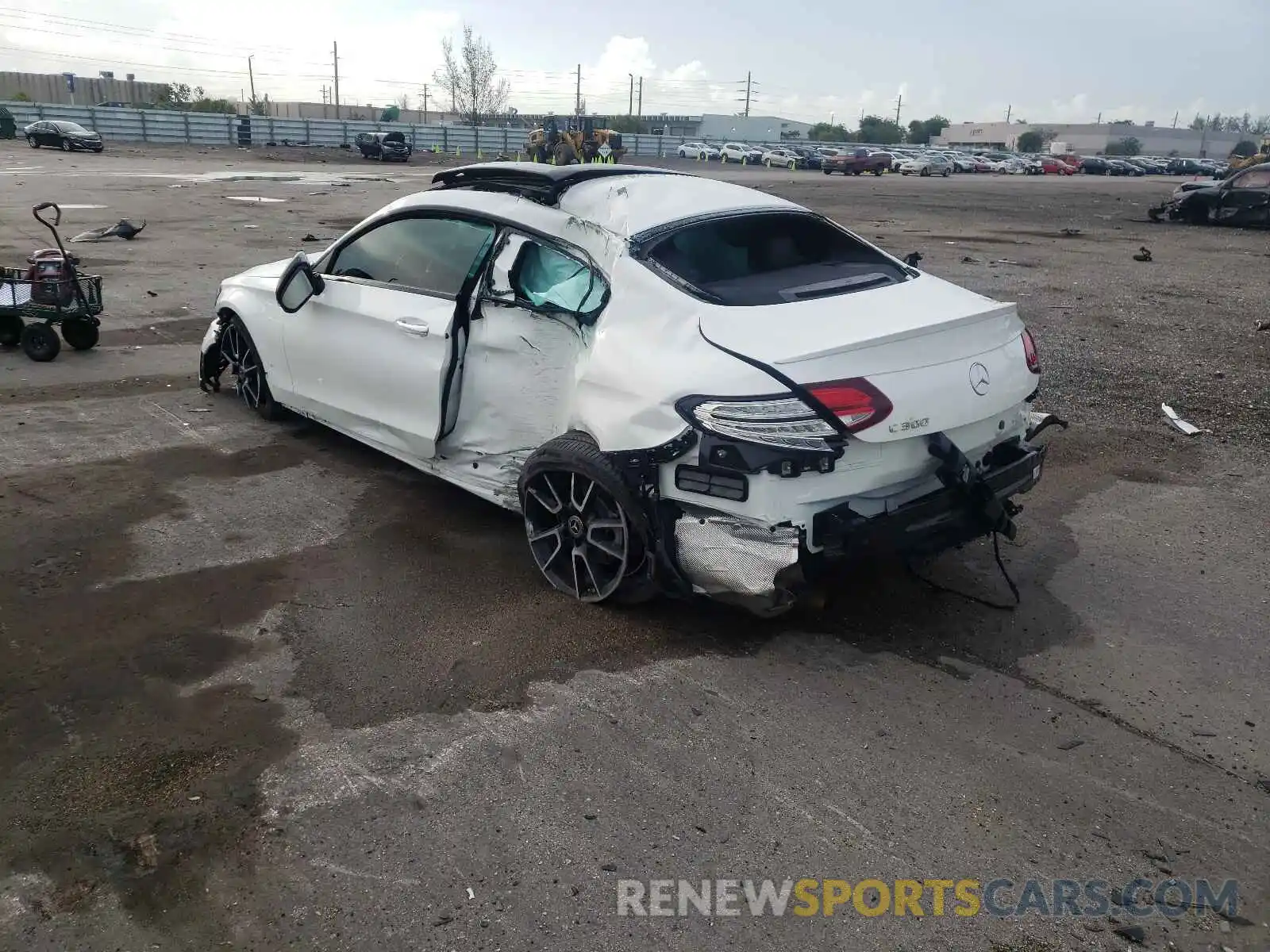 3 Photograph of a damaged car W1KWJ8DB3MG096369 MERCEDES-BENZ C-CLASS 2021