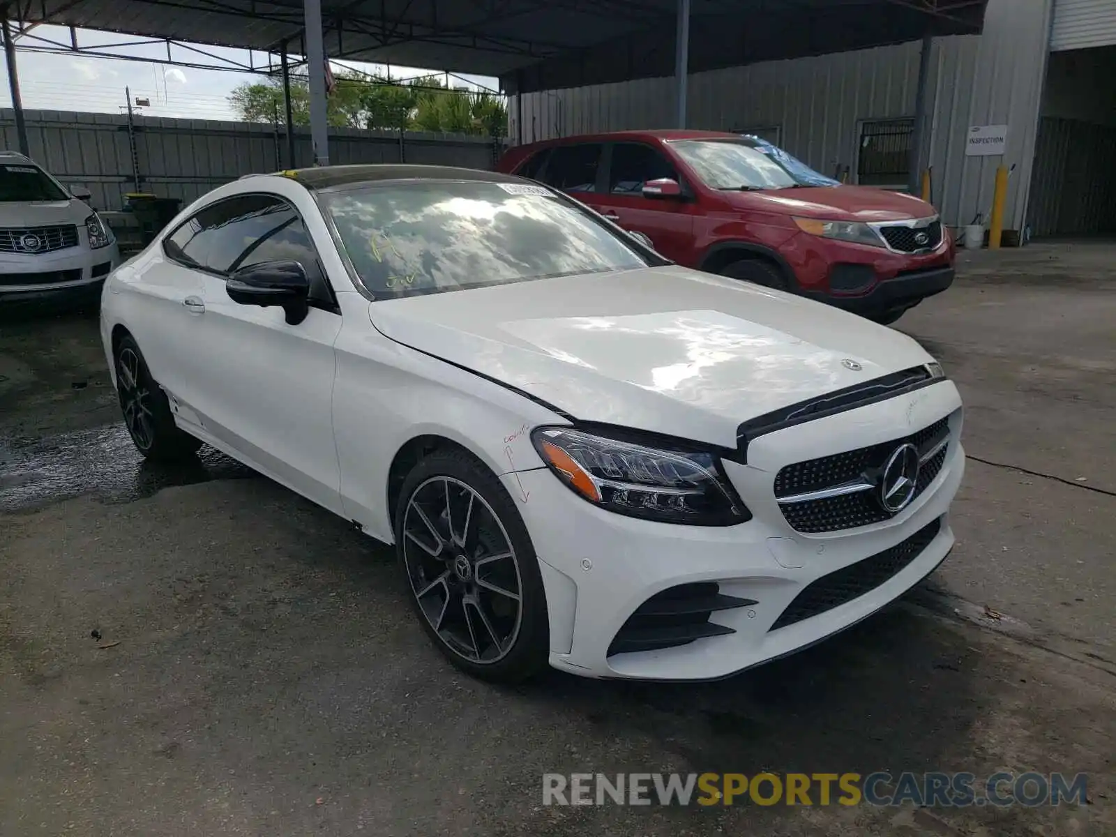 1 Photograph of a damaged car W1KWJ8DB4MG052445 MERCEDES-BENZ C-CLASS 2021