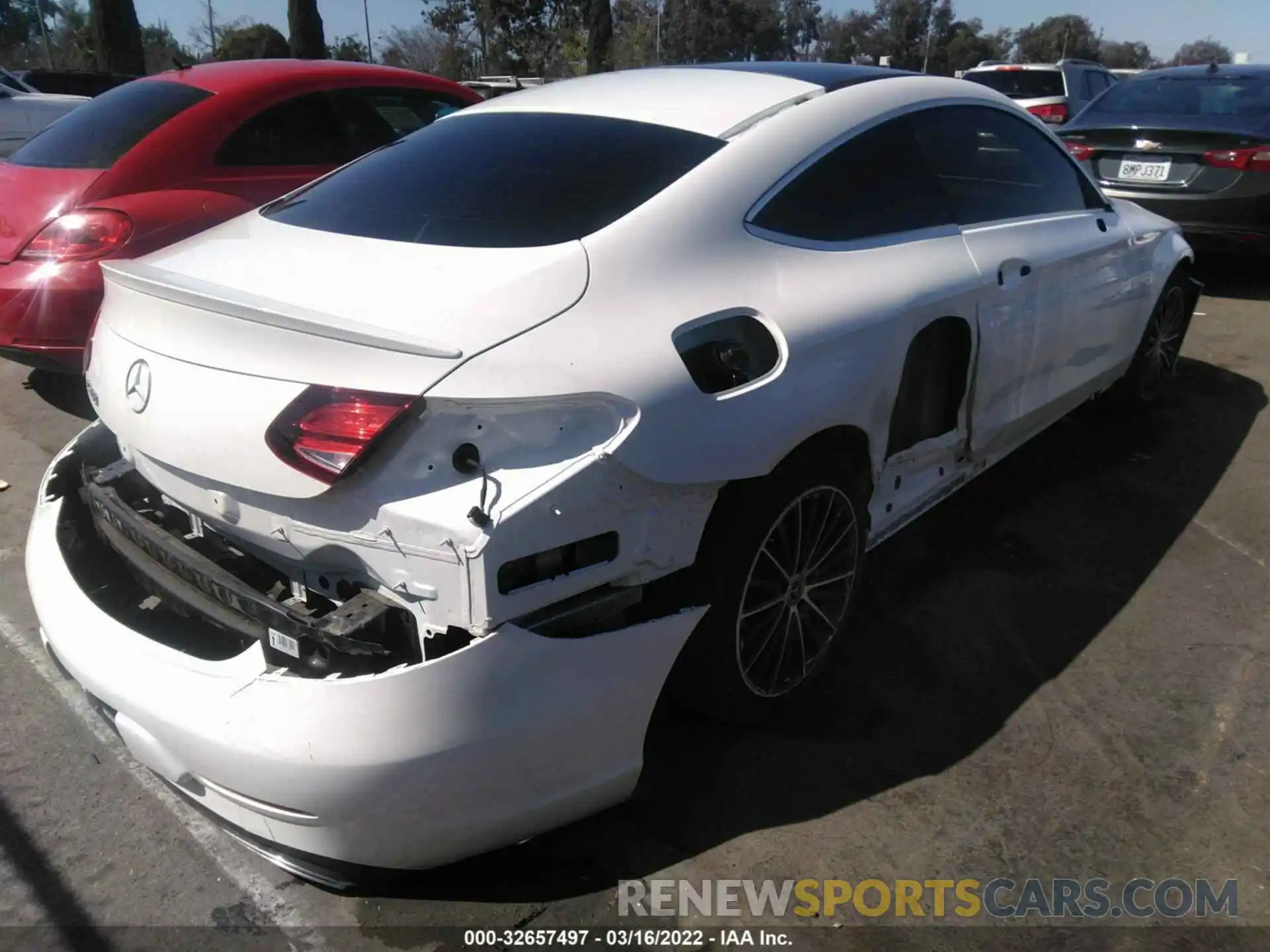 4 Photograph of a damaged car W1KWJ8DB4MG098812 MERCEDES-BENZ C-CLASS 2021