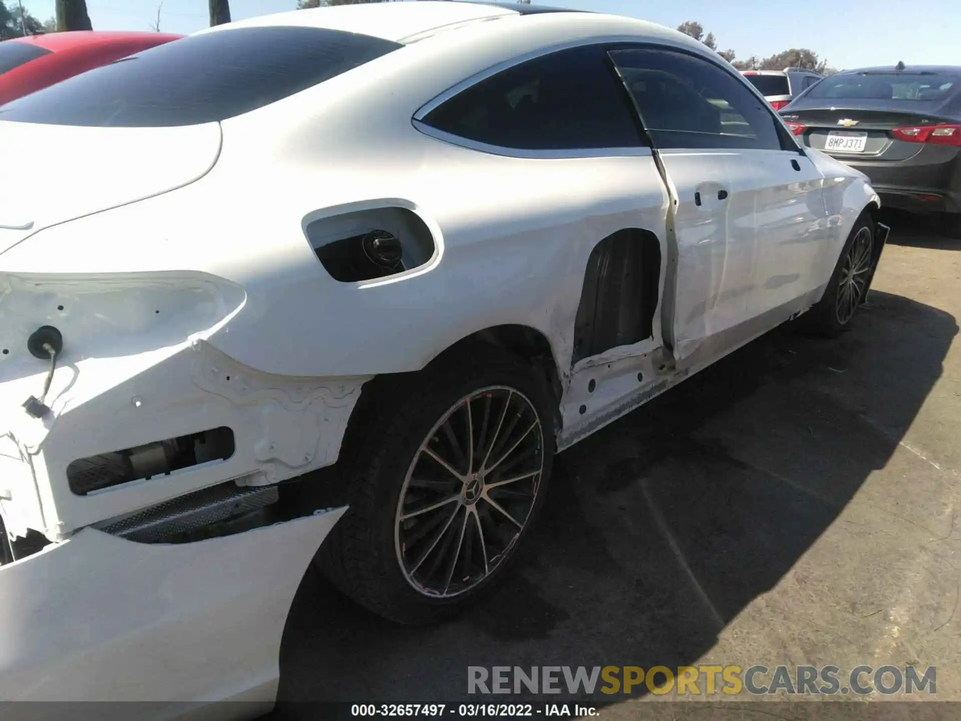 6 Photograph of a damaged car W1KWJ8DB4MG098812 MERCEDES-BENZ C-CLASS 2021