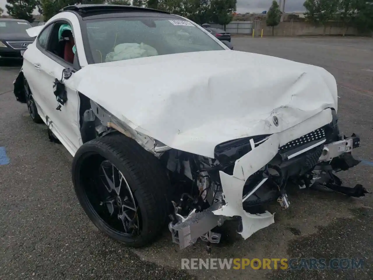 1 Photograph of a damaged car W1KWJ8DB4MG102650 MERCEDES-BENZ C-CLASS 2021