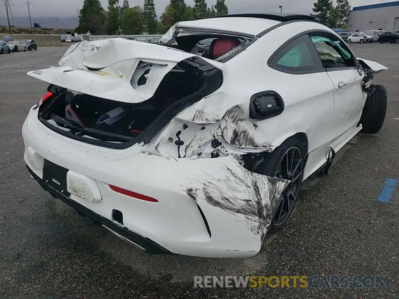 4 Photograph of a damaged car W1KWJ8DB4MG102650 MERCEDES-BENZ C-CLASS 2021