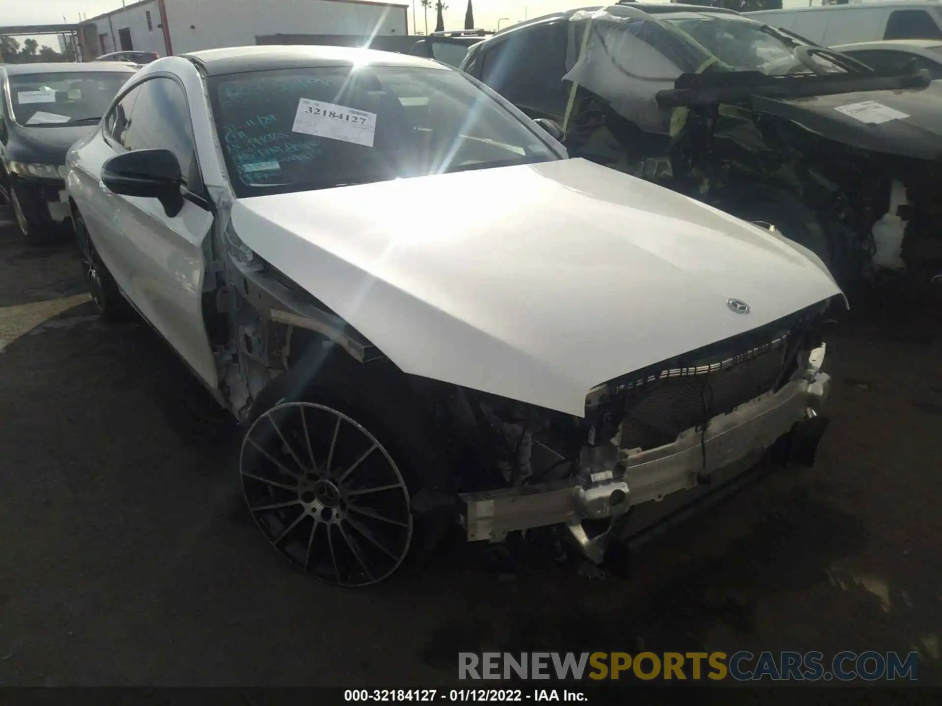 1 Photograph of a damaged car W1KWJ8DB7MG056442 MERCEDES-BENZ C-CLASS 2021