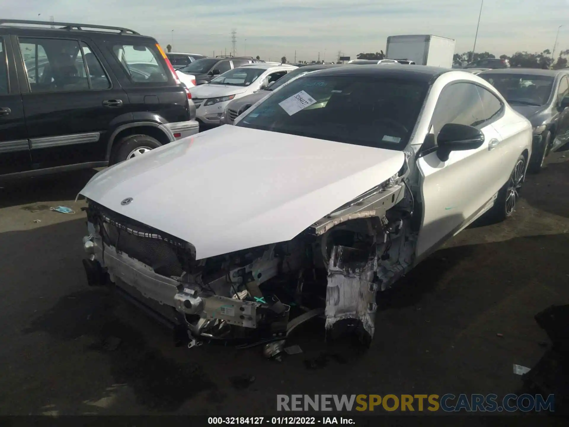 2 Photograph of a damaged car W1KWJ8DB7MG056442 MERCEDES-BENZ C-CLASS 2021