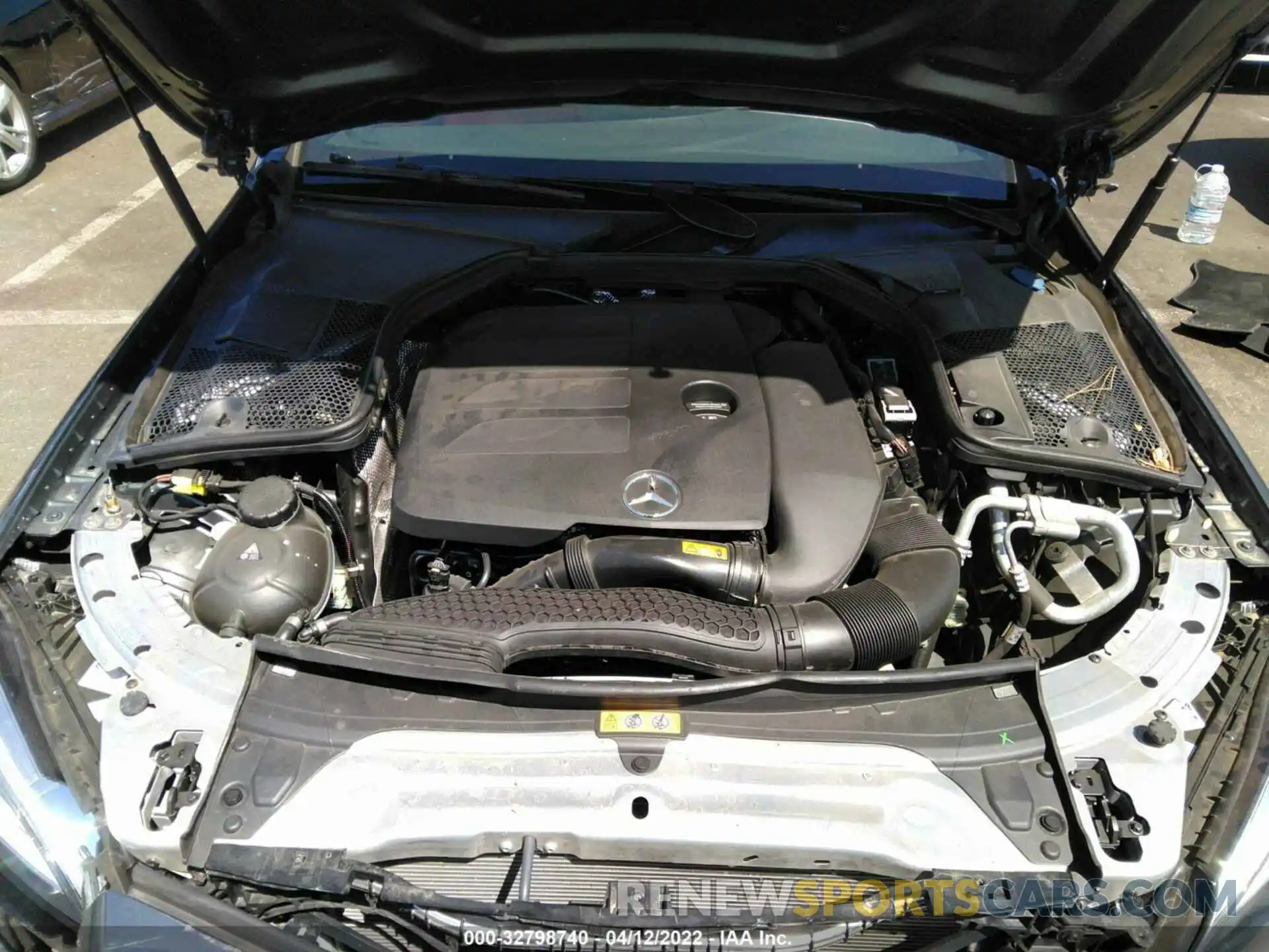 10 Photograph of a damaged car W1KWJ8DB7MG094091 MERCEDES-BENZ C-CLASS 2021