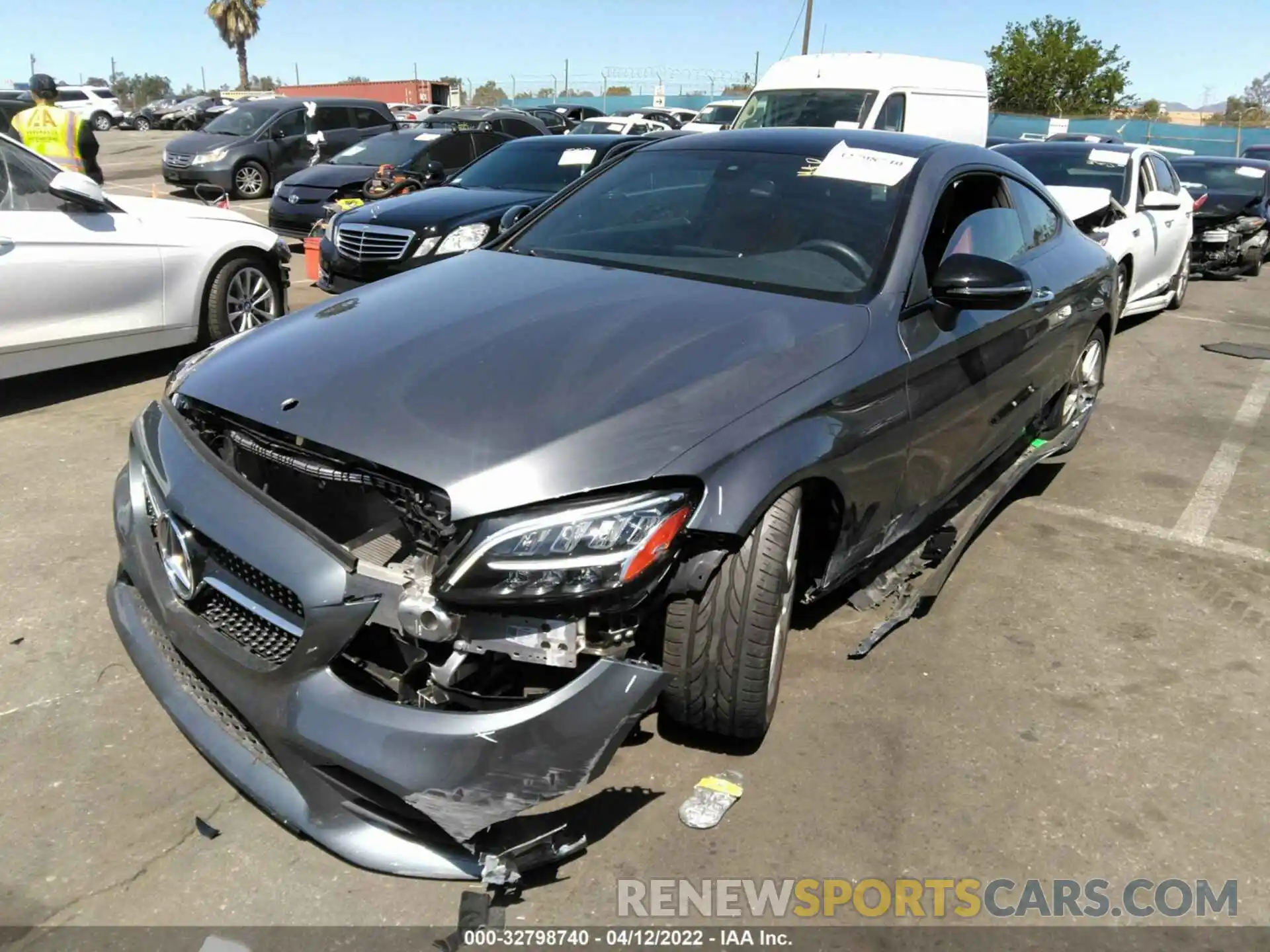 2 Photograph of a damaged car W1KWJ8DB7MG094091 MERCEDES-BENZ C-CLASS 2021