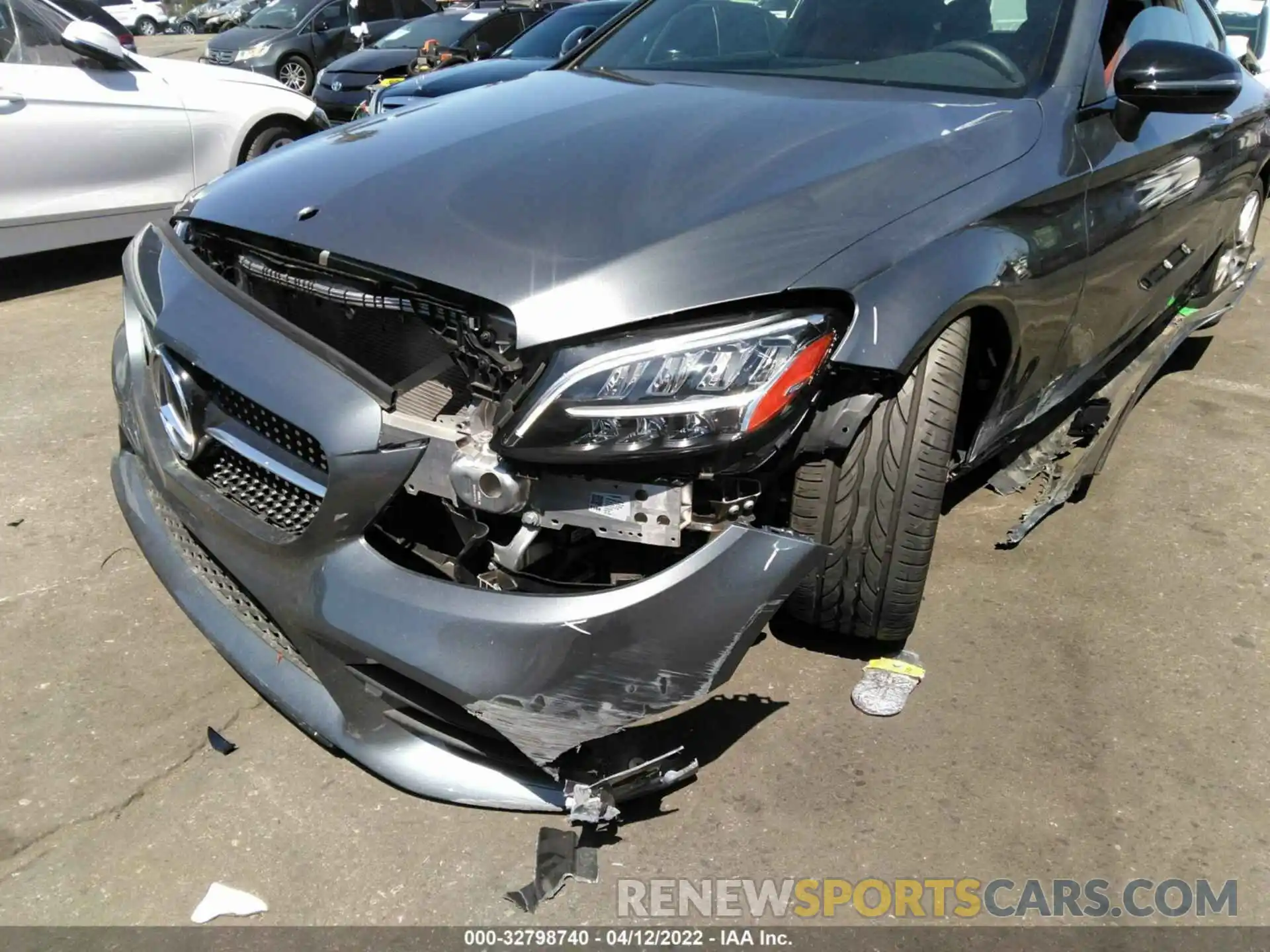 6 Photograph of a damaged car W1KWJ8DB7MG094091 MERCEDES-BENZ C-CLASS 2021