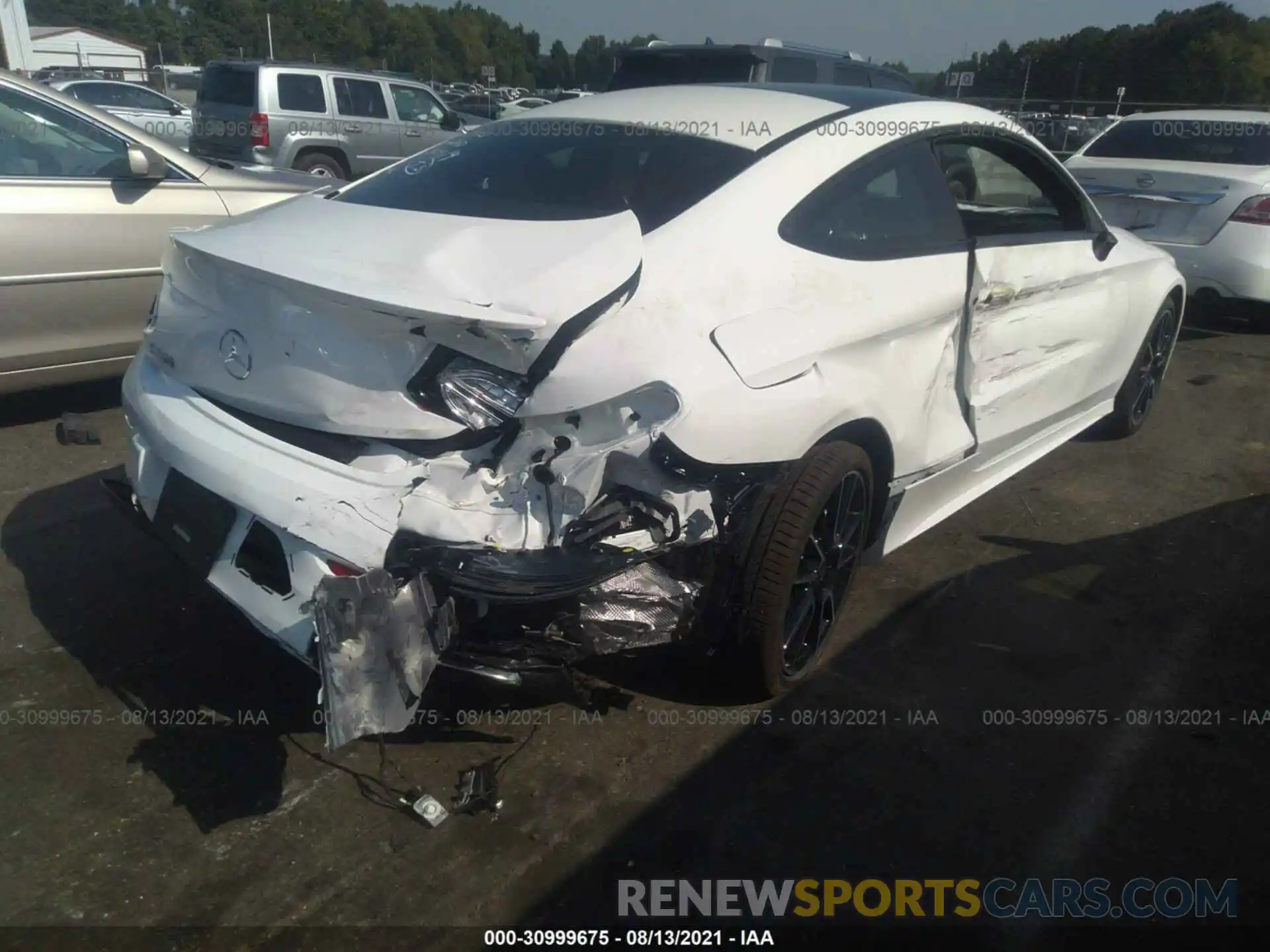 9 Photograph of a damaged car W1KWJ8DB8MG096061 MERCEDES-BENZ C-CLASS 2021