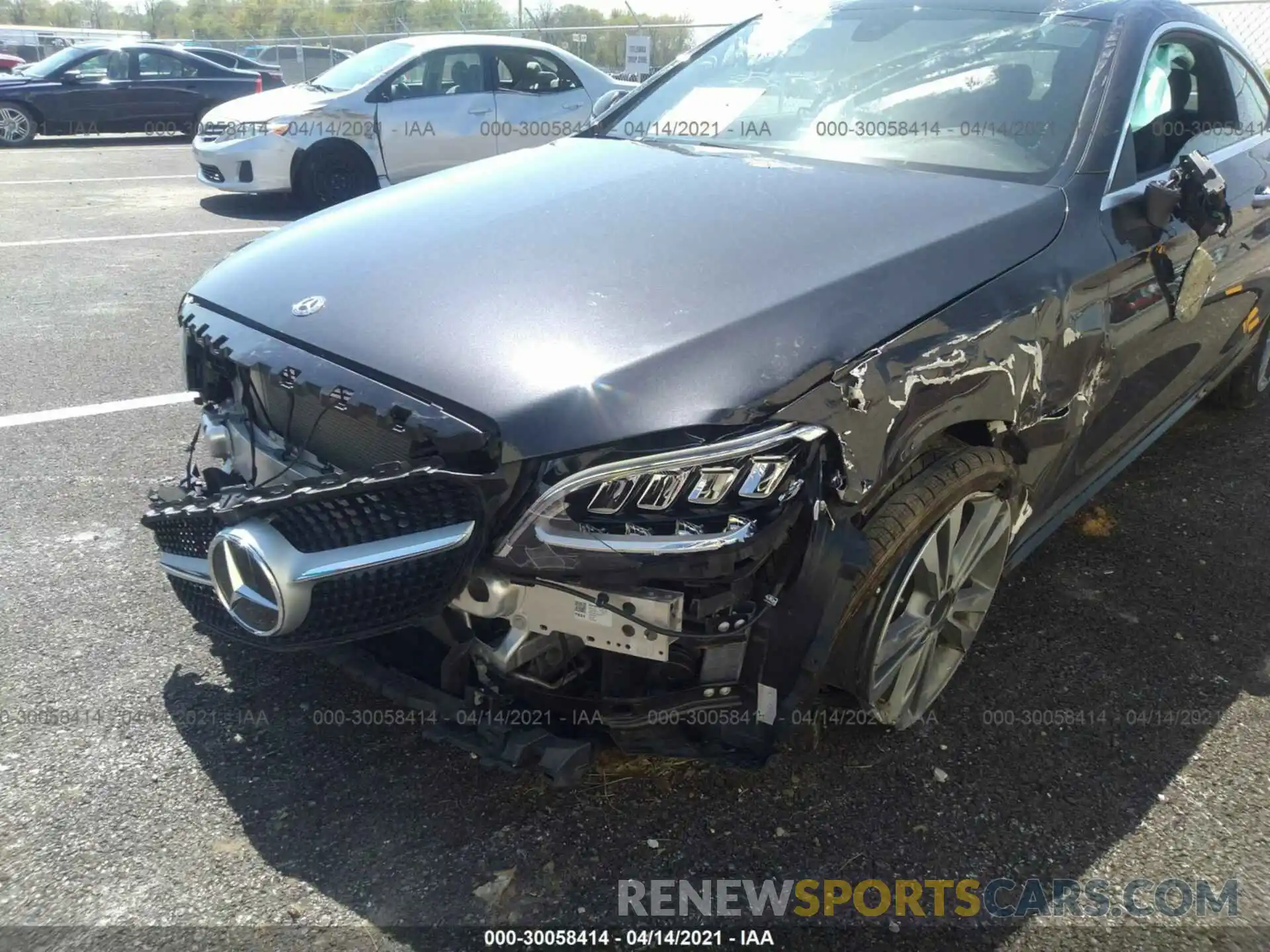 6 Photograph of a damaged car W1KWJ8EB1MG050067 MERCEDES-BENZ C-CLASS 2021