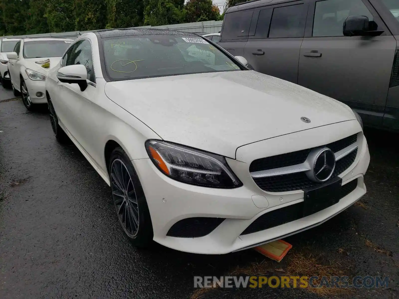 1 Photograph of a damaged car W1KWJ8EB2MG059263 MERCEDES-BENZ C-CLASS 2021