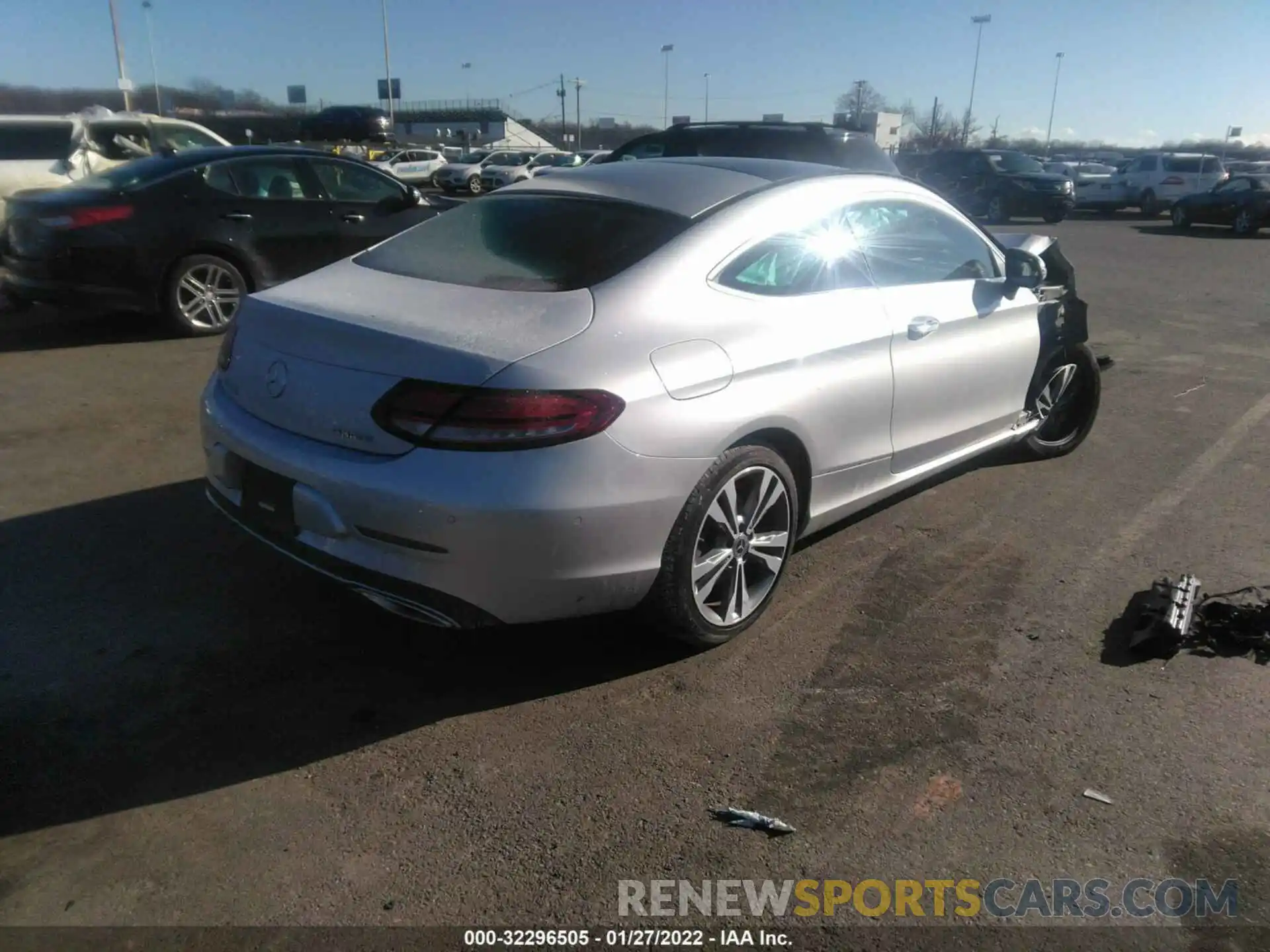 4 Photograph of a damaged car W1KWJ8EB3MG058445 MERCEDES-BENZ C-CLASS 2021