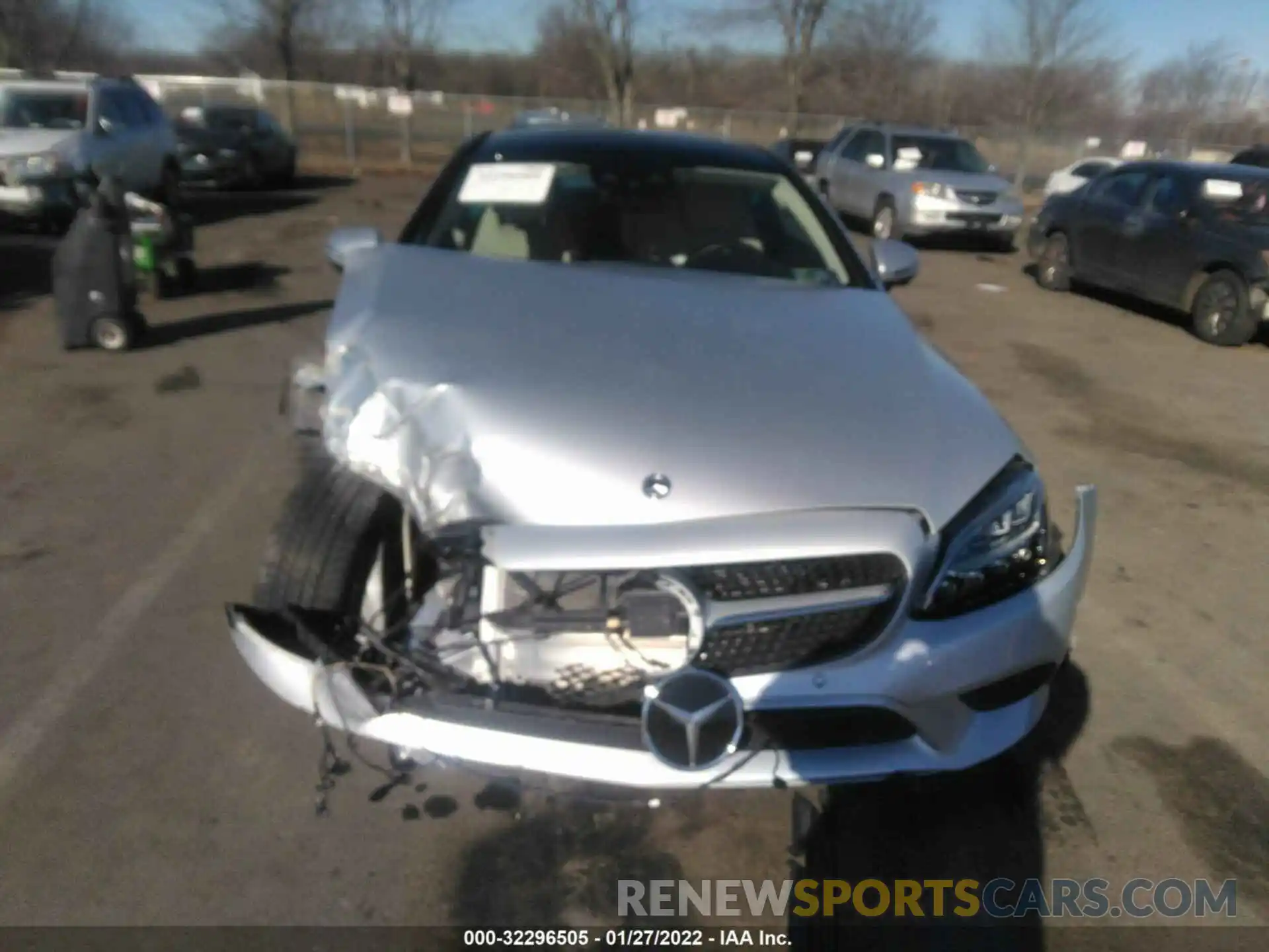 6 Photograph of a damaged car W1KWJ8EB3MG058445 MERCEDES-BENZ C-CLASS 2021