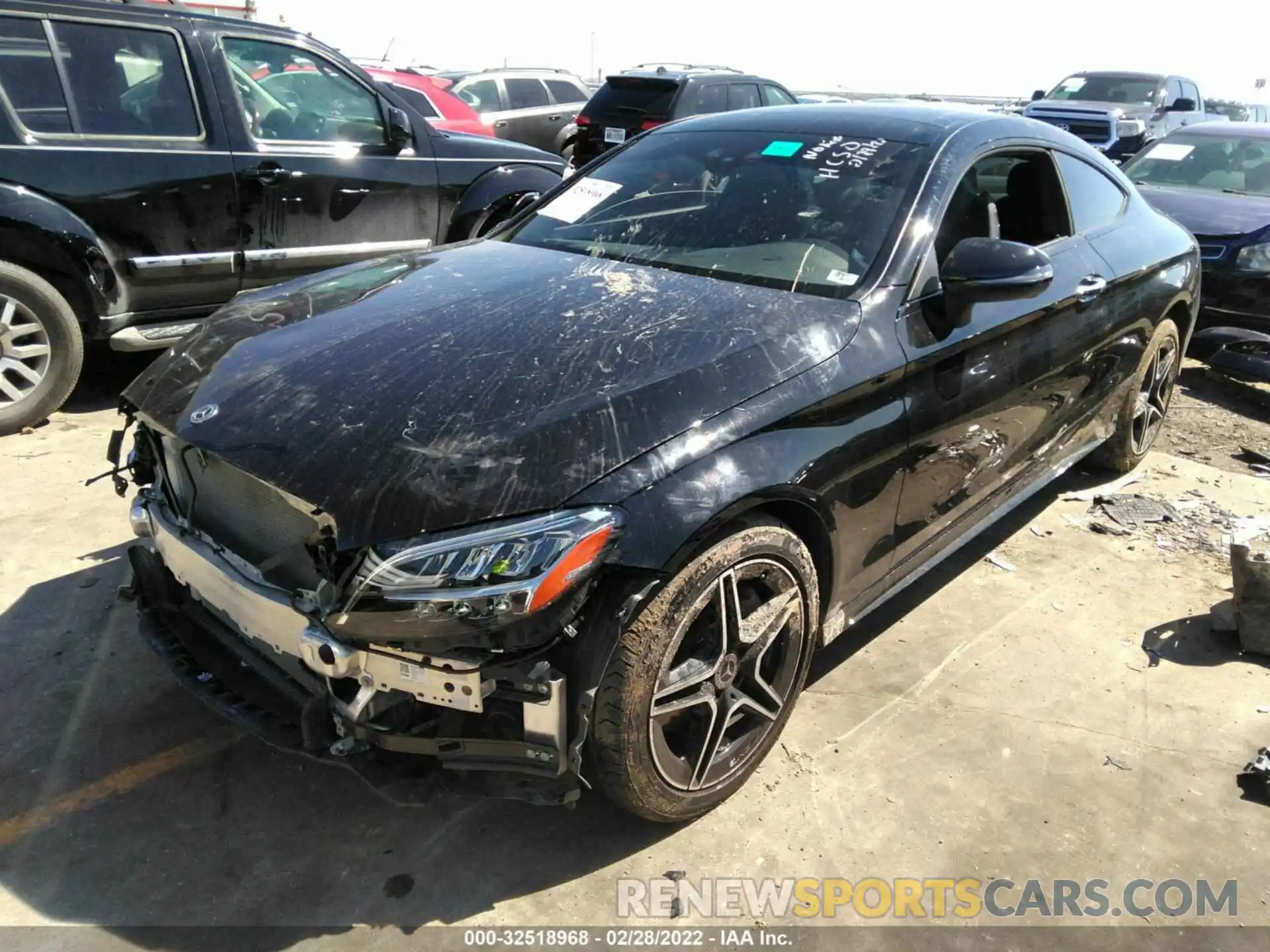 2 Photograph of a damaged car W1KWJ8EB6MG057662 MERCEDES-BENZ C-CLASS 2021