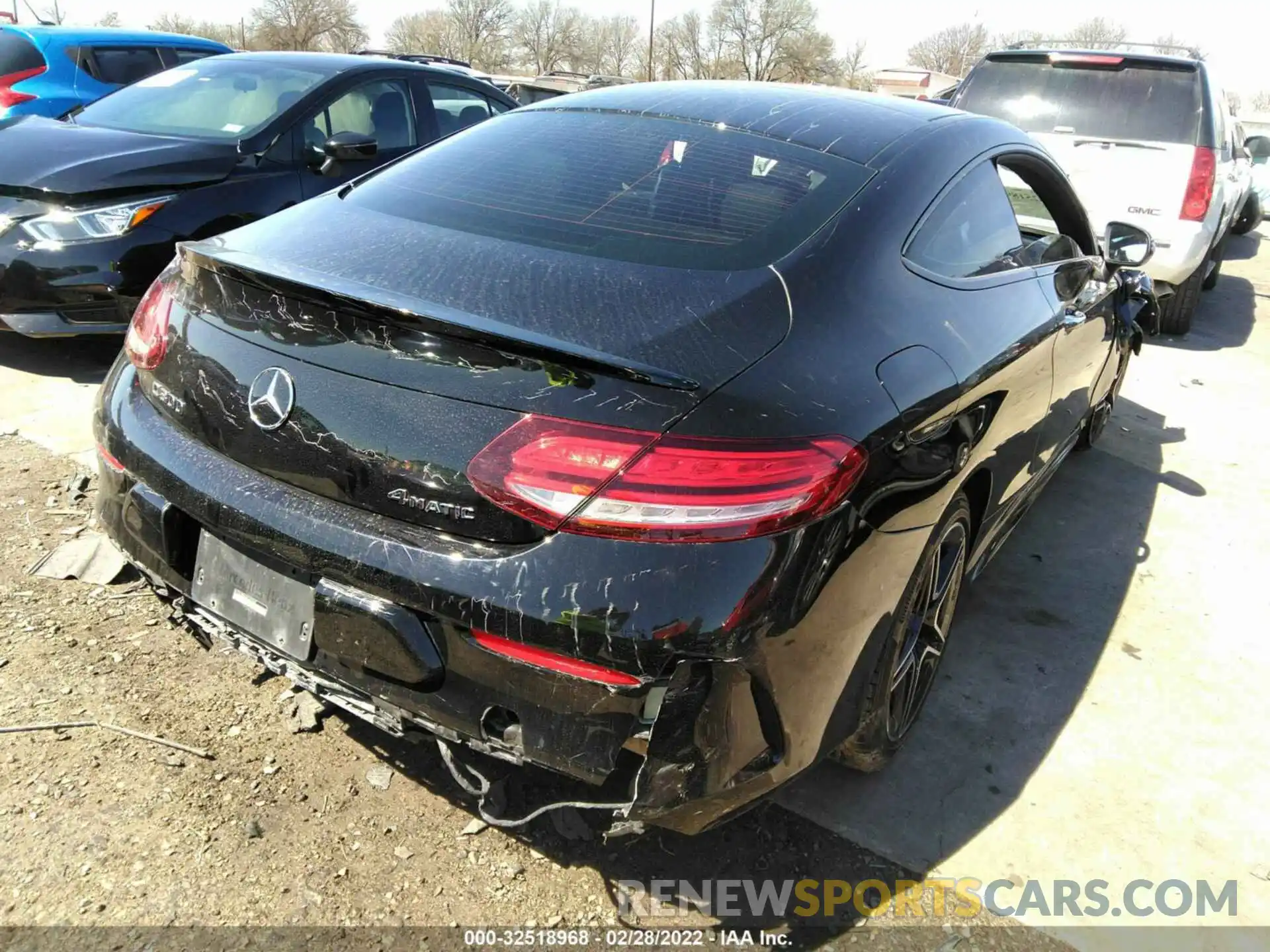 4 Photograph of a damaged car W1KWJ8EB6MG057662 MERCEDES-BENZ C-CLASS 2021