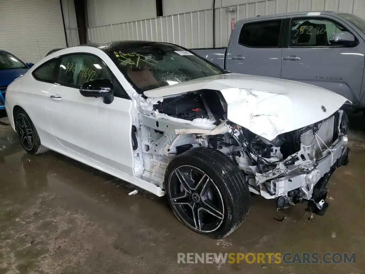 1 Photograph of a damaged car W1KWJ8EB7MG098379 MERCEDES-BENZ C-CLASS 2021