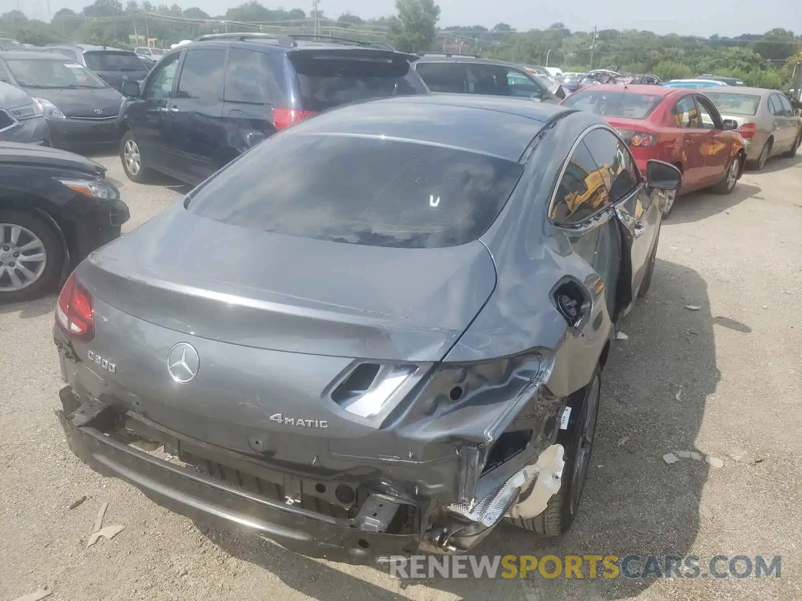 4 Photograph of a damaged car W1KWJ8EB8MG095507 MERCEDES-BENZ C-CLASS 2021