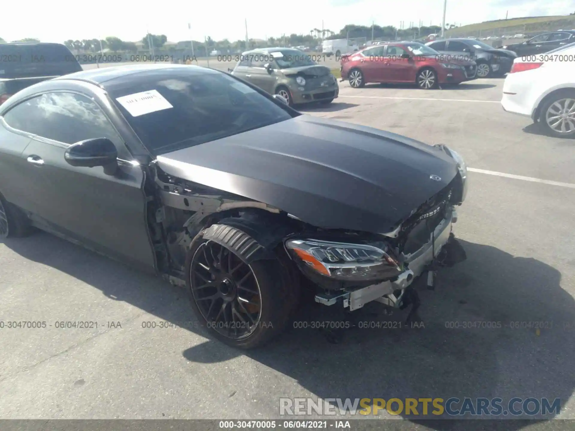 6 Photograph of a damaged car W1KWJ8GB0MG052437 MERCEDES-BENZ C-CLASS 2021